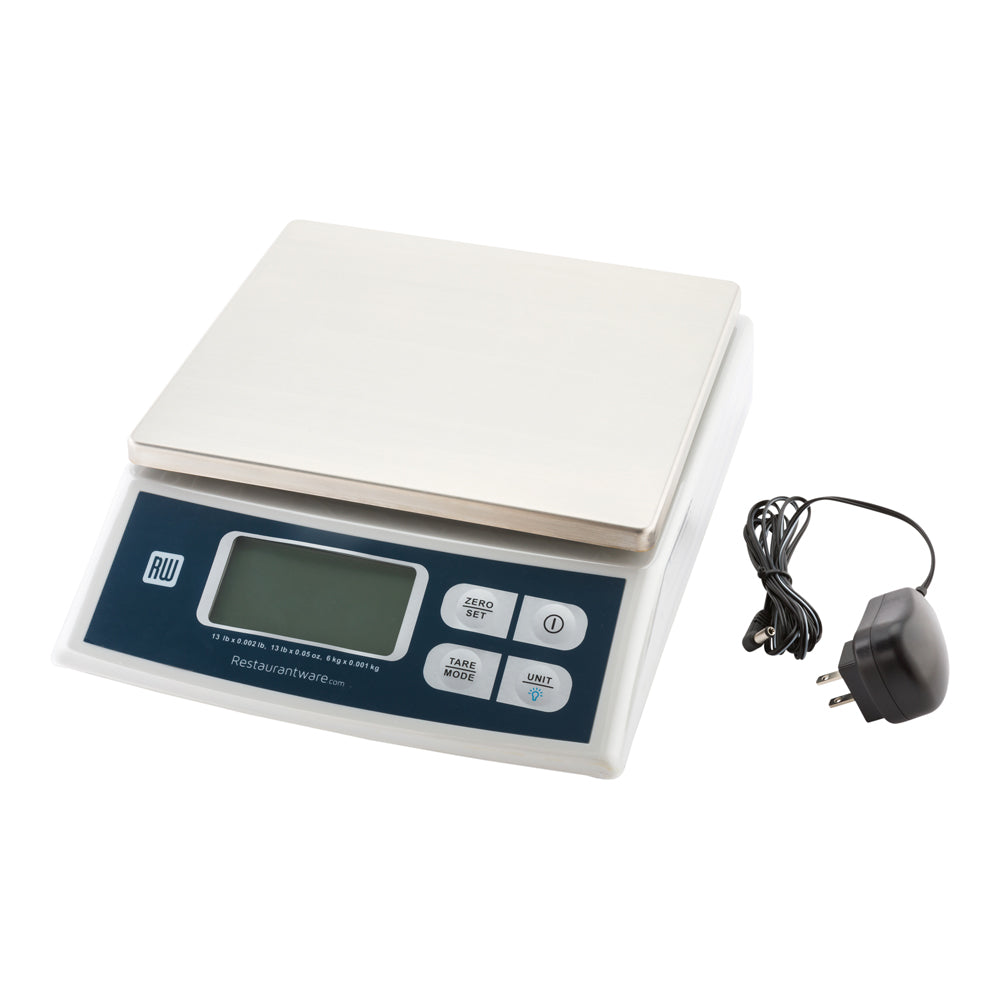 Met Lux 13 lb Digital Portion Control Scale - with 9" x 10" Platform - 1 count box