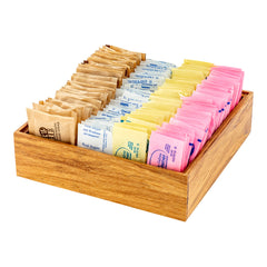 Eco Display Natural Bamboo Condiment Rack Box - 7