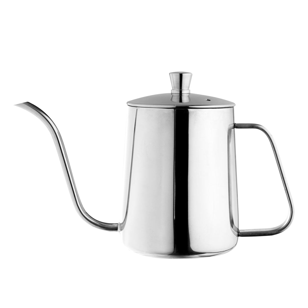 Restpresso 12 oz Stainless Steel Pour Over / Gooseneck Kettle - 7" x 3 1/4" x 4" - 1 count box