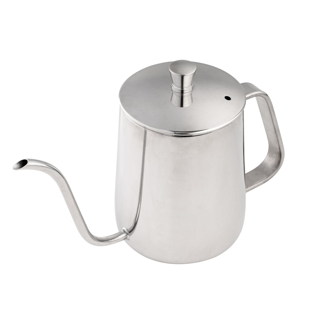 Restpresso 12 oz Stainless Steel Pour Over / Gooseneck Kettle - 7" x 3 1/4" x 4" - 1 count box