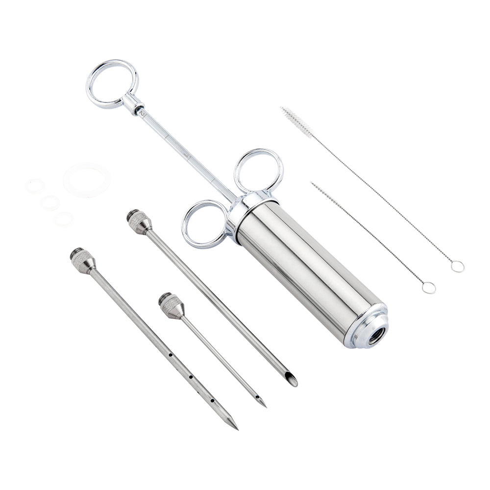 Met Lux Stainless Steel Marinade / Meat Injector Kit - 1 count box