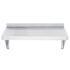 Kitchen Tek 18-Gauge 430 Stainless Steel Solid Wall Shelf - Heavy Duty - 12