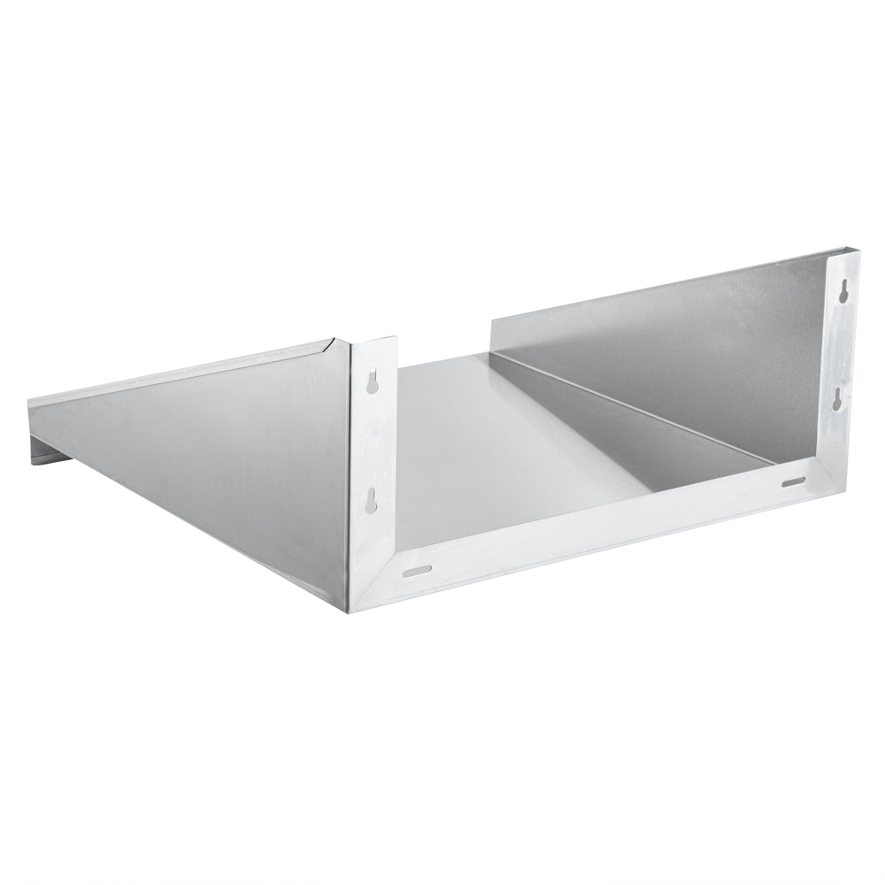 Kitchen Tek 18-Gauge 430 Stainless Steel Microwave Shelf - Heavy Duty - 24" x 24" - 1 count box