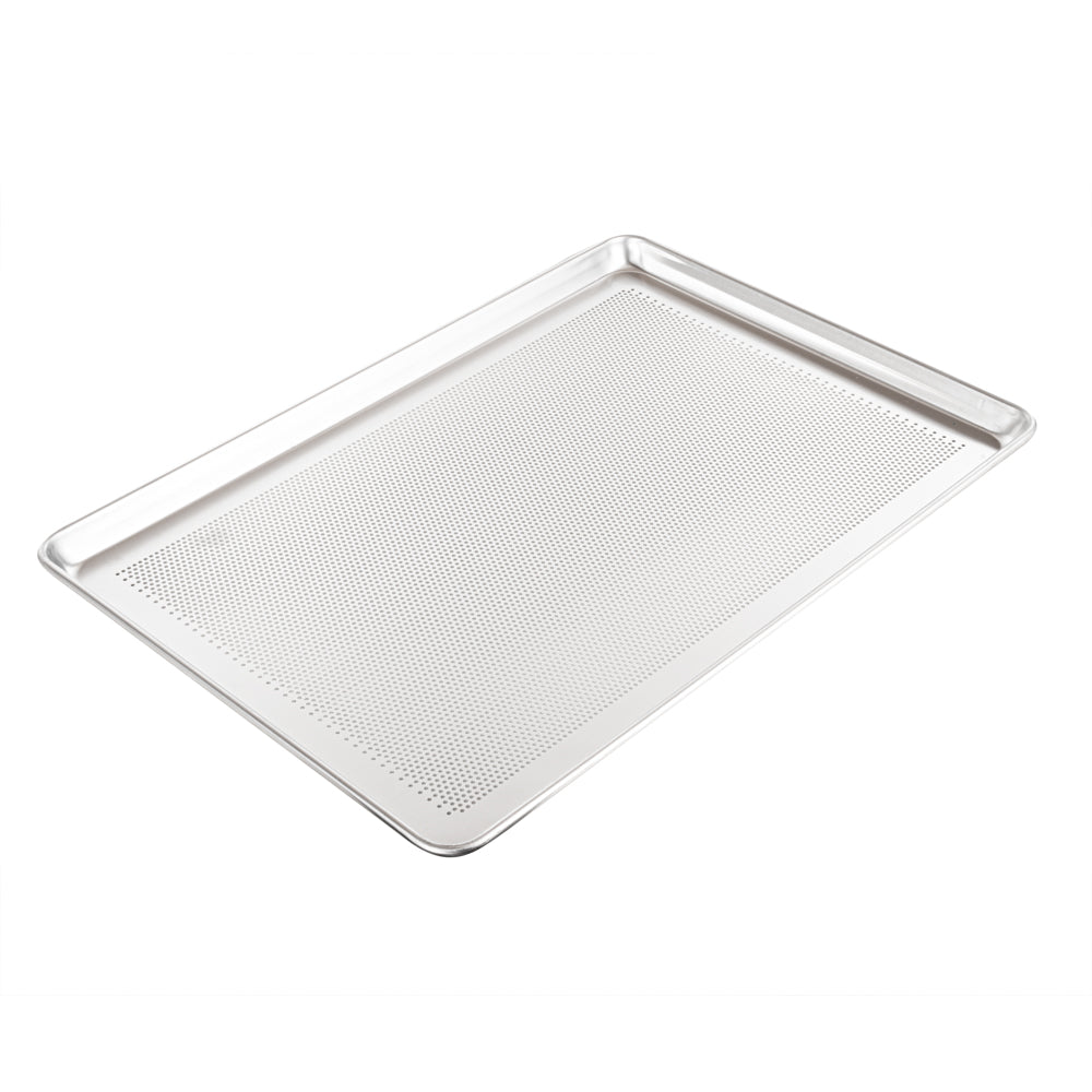 Met Lux Aluminum Full Size Baking Sheet - Perforated, Heavy Duty - 26" x 18" - 1 count box