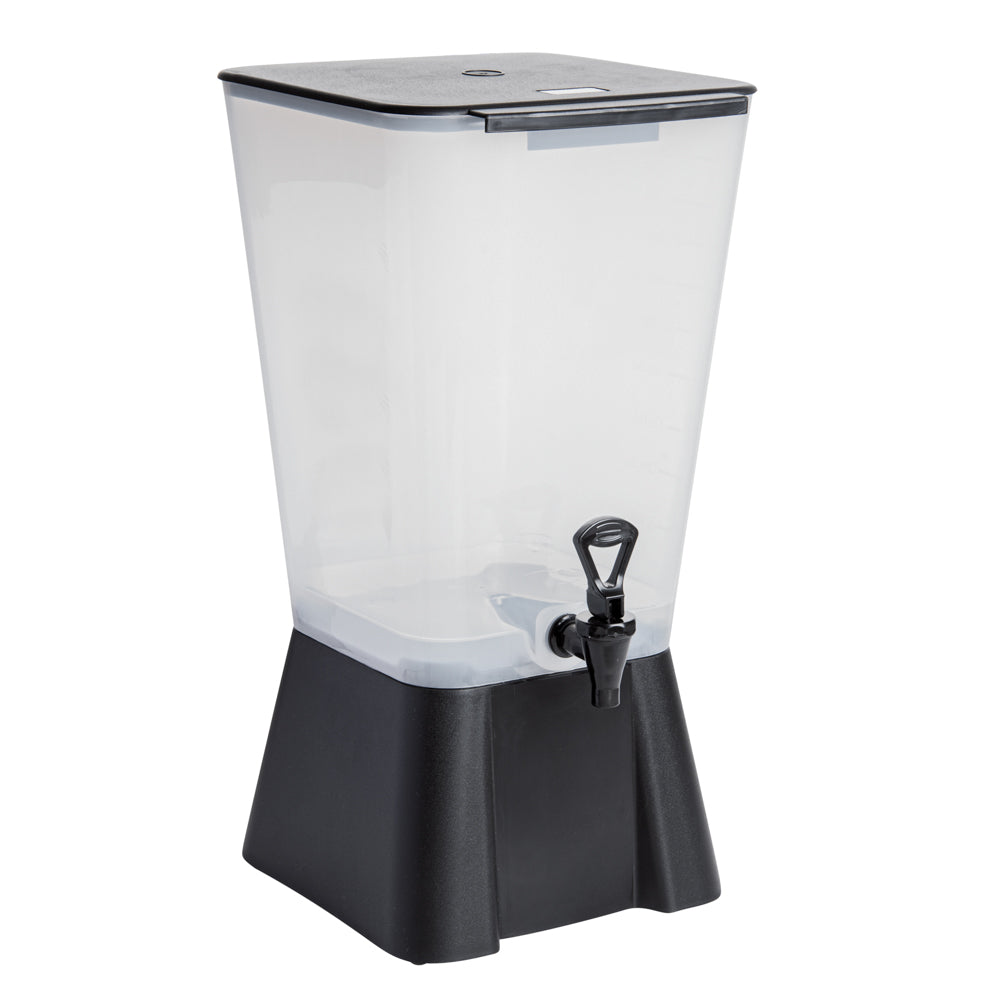 Bev Tek 5 gal Black Beverage Dispenser - 12 1/2" x 11" x 22" - 1 count box