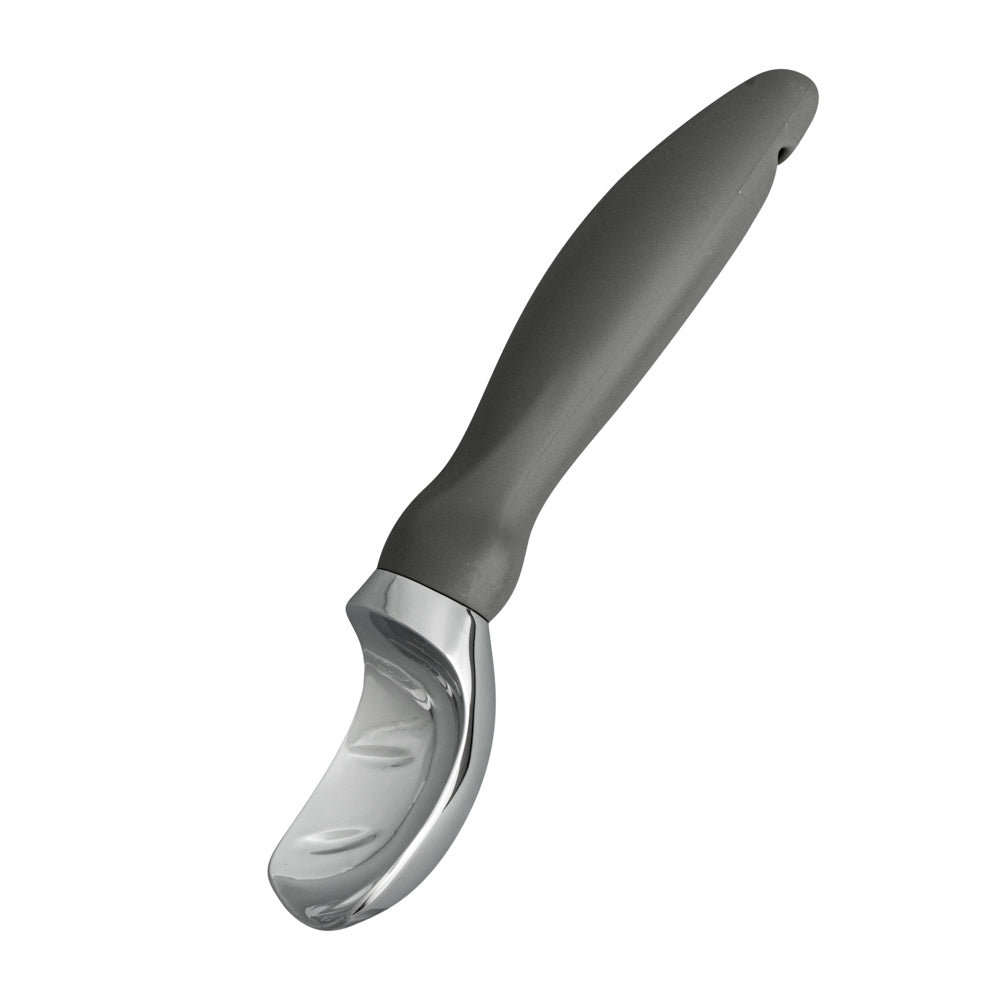 Comfy Grip Gray Metal Ice Cream Scoop - 7 3/4" x 2" x 1 3/4" - 1 count box