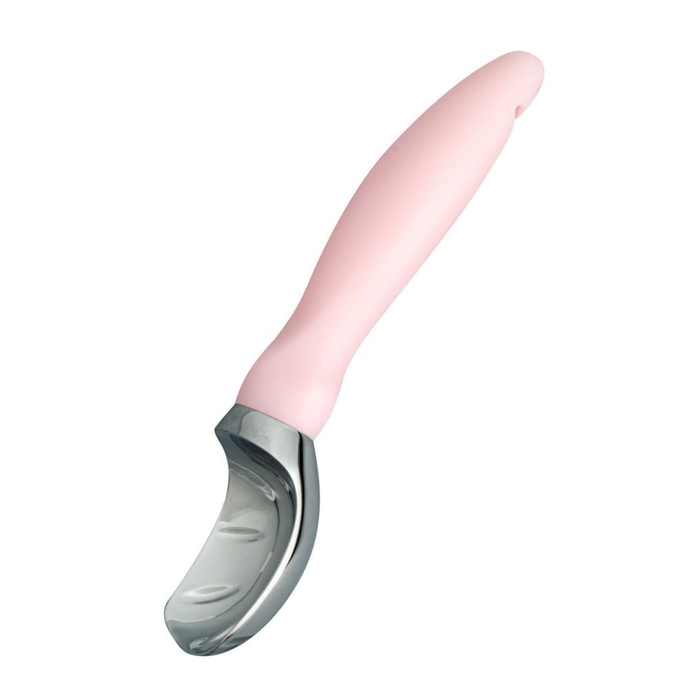 Comfy Grip Pink Metal Ice Cream Scoop - 7 3/4" x 2" x 1 3/4" - 1 count box