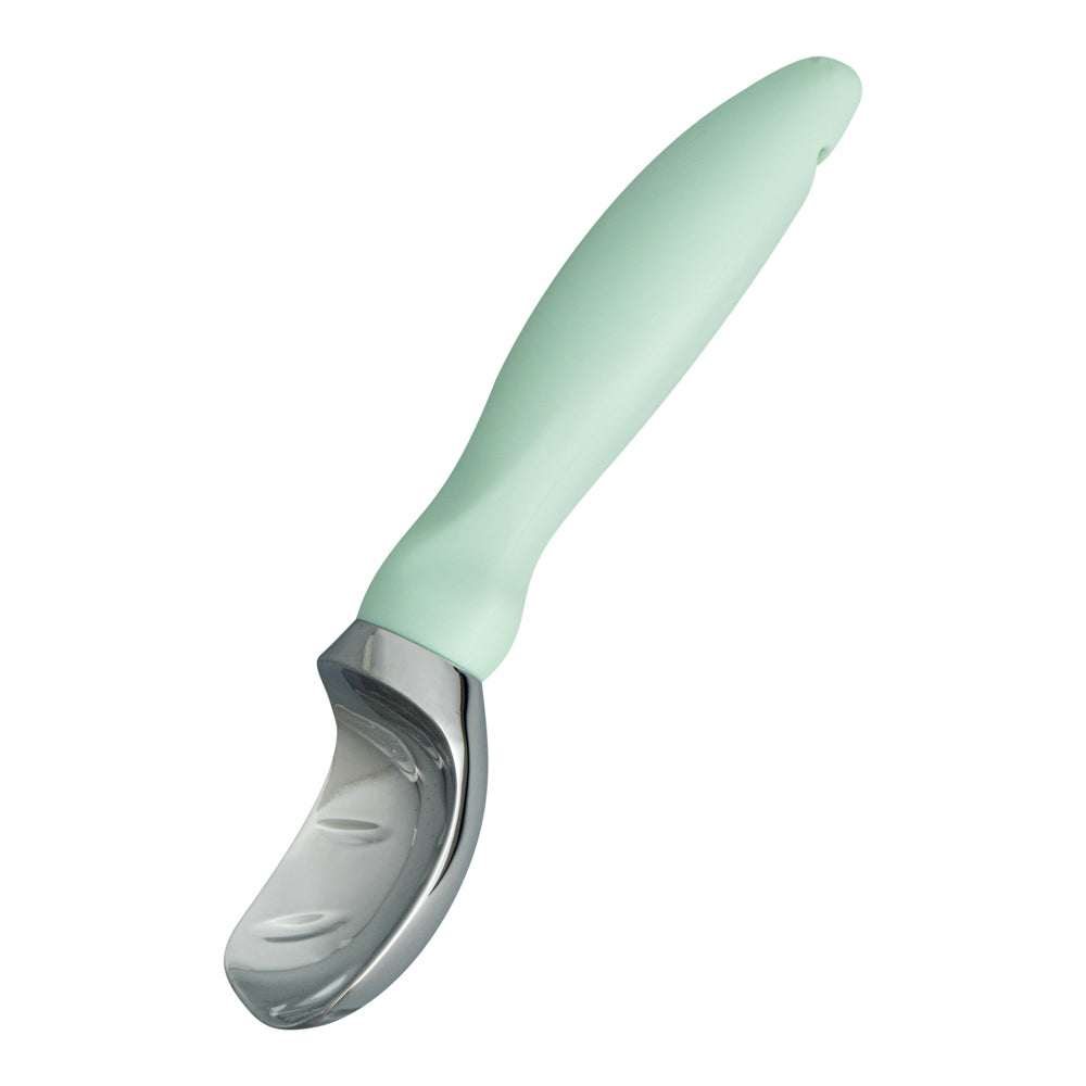 Comfy Grip Teal Metal Ice Cream Scoop - 7 3/4" x 2" x 1 3/4" - 1 count box