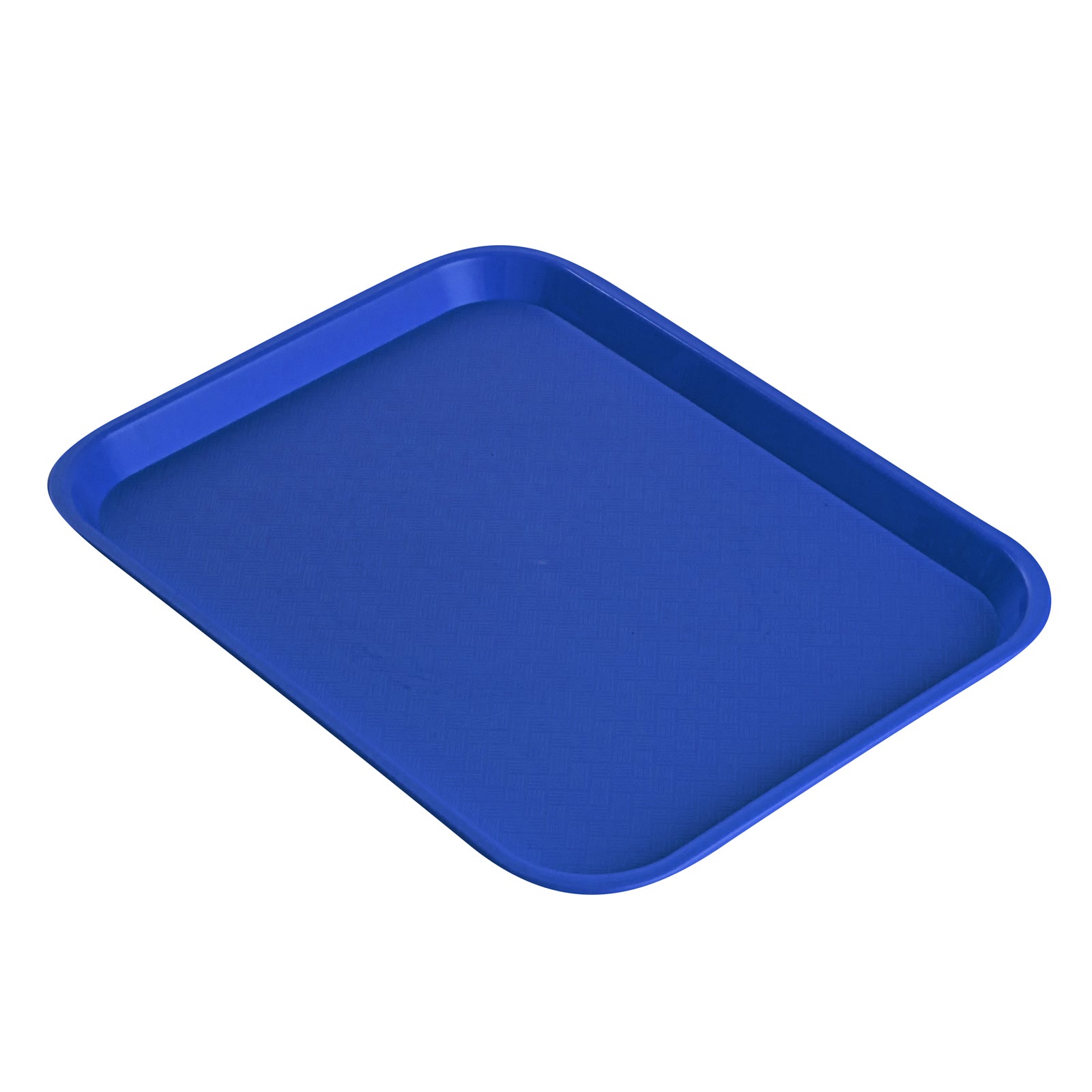 RW Base Rectangle Blue Plastic Fast Food Tray - 14" x 18" - 50 count box