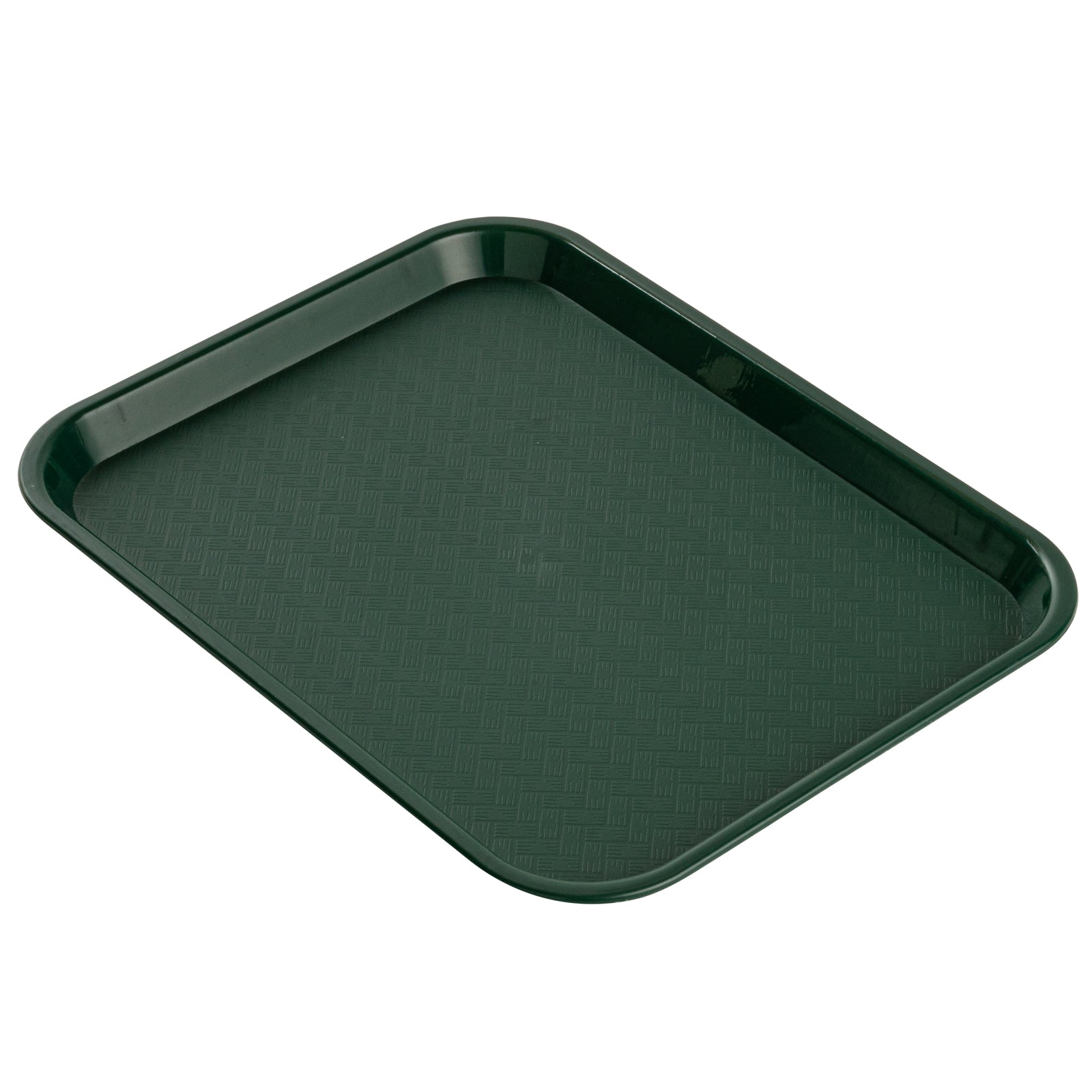 RW Base Rectangle Forest Green Plastic Fast Food Tray - 14" x 18" - 50 count box