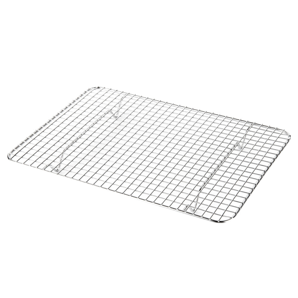 Met Lux Stainless Steel Footed Wire Cooling Rack - For Quarter Size Sheet Pan - 8 1/2" x 12" - 1 count box