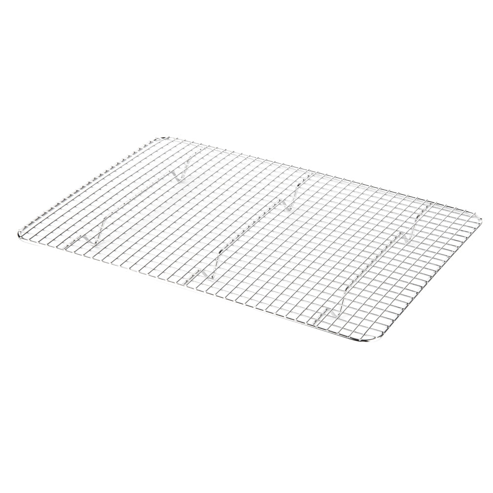 Met Lux Stainless Steel Footed Wire Cooling Rack - For Jelly Roll Pan - 9 3/4" x 14 3/4" - 1 count box