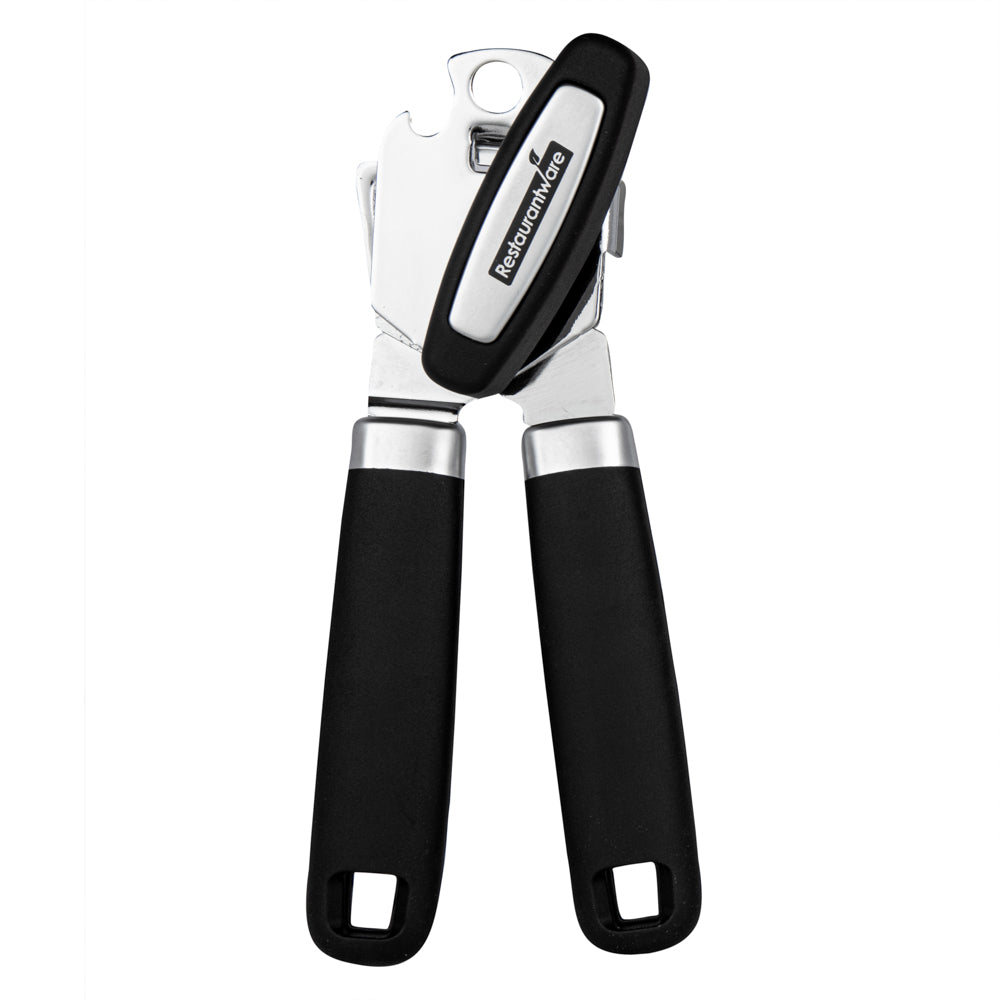 Comfy Grip Black Stainless Steel Can Opener - 7 3/4" x 2" x 2 1/4" - 1 count box