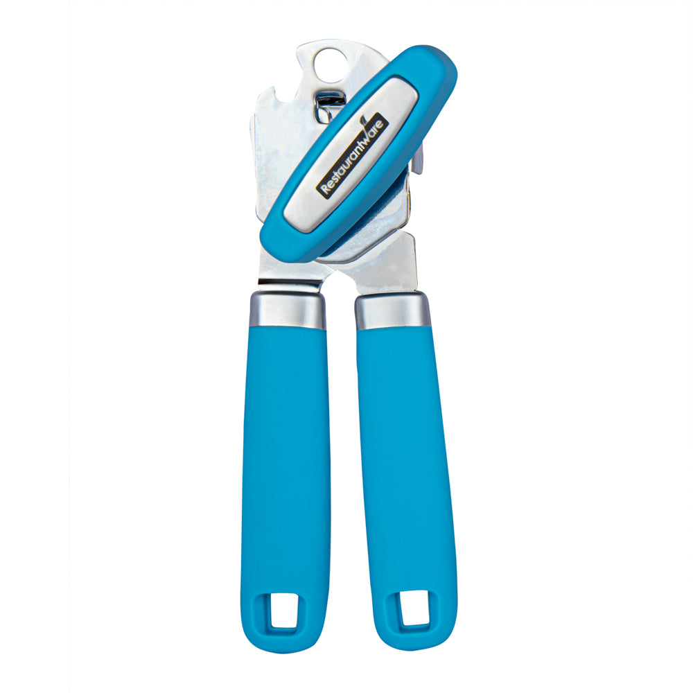 Comfy Grip Blue Stainless Steel Can Opener - 7 3/4" x 2" x 2" - 1 count box