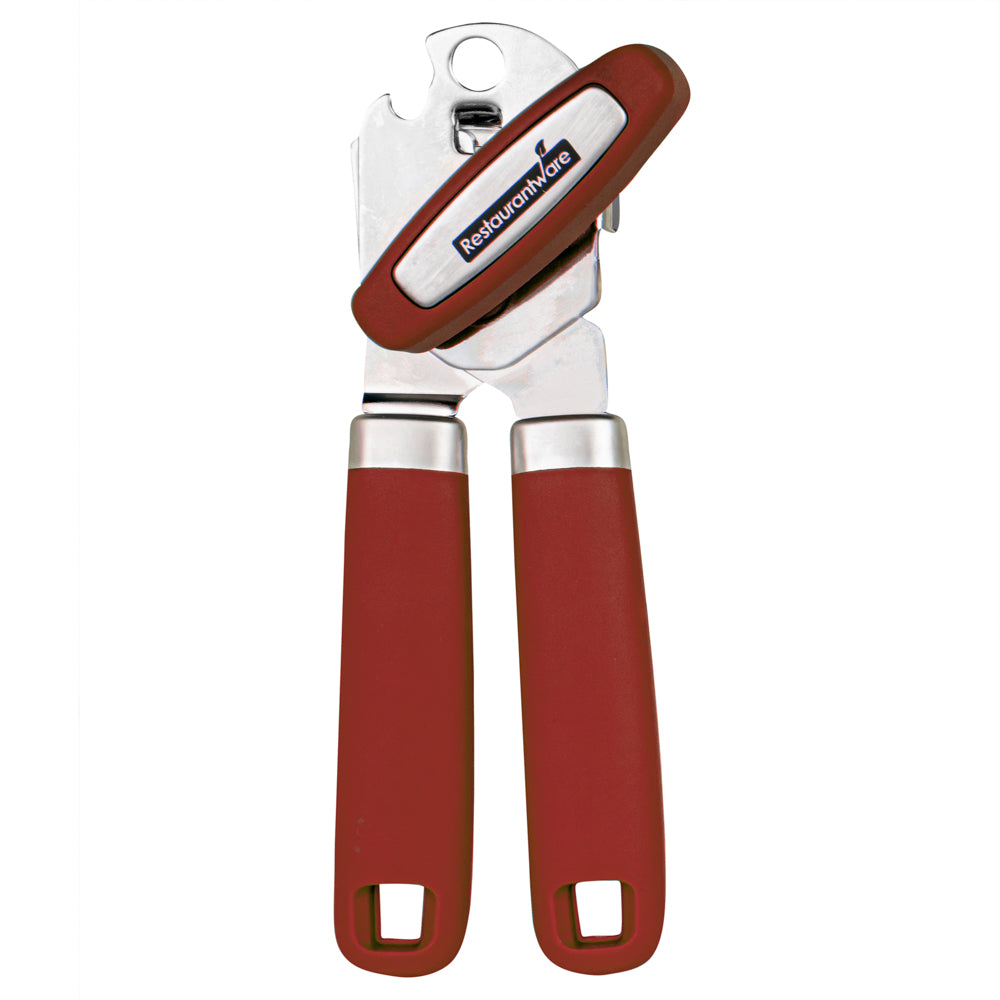 Comfy Grip Red Stainless Steel Can Opener - 7 3/4" x 2" x 2 1/4" - 1 count box