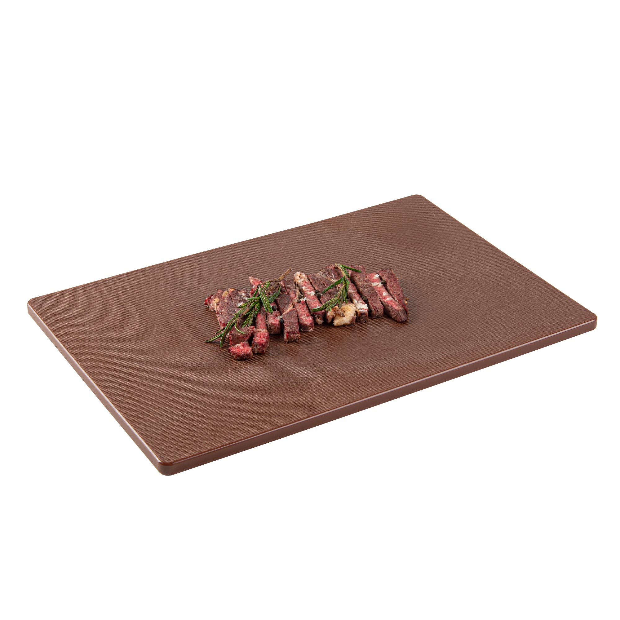 RW Base Brown Plastic Cutting Board - 18" x 12" - 10 count box