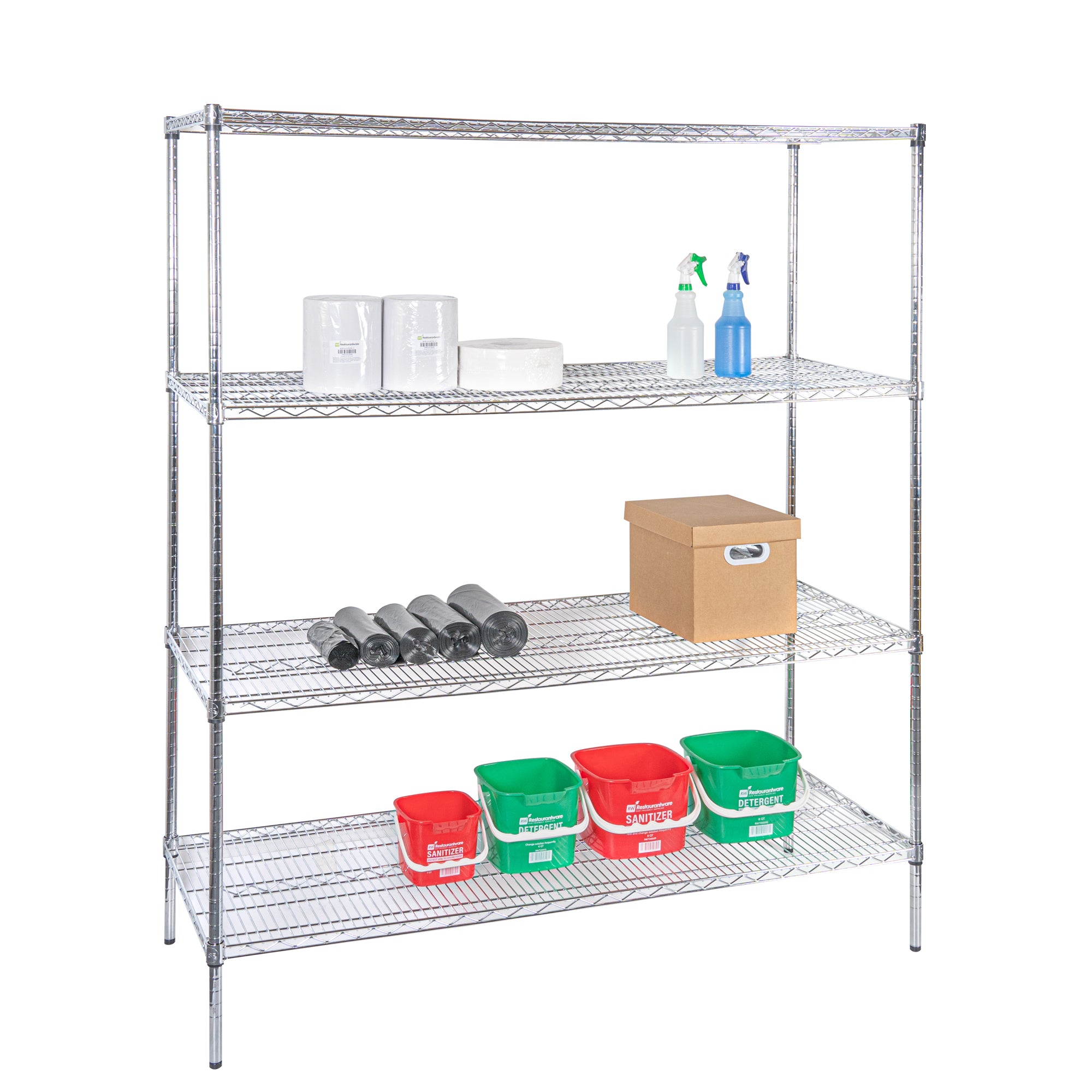 RW Base NSF Chrome Shelf - 24" x 60" - 4 count box