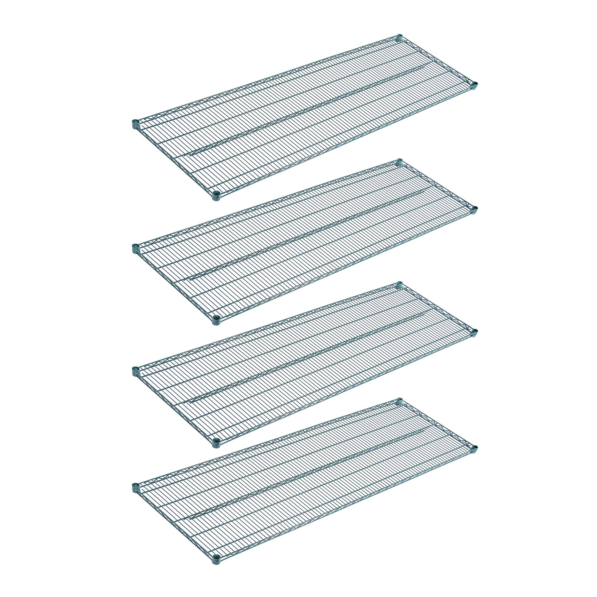 RW Base NSF Green Epoxy Shelf - Corrosion-Resistant - 24" x 72" - 4 count box