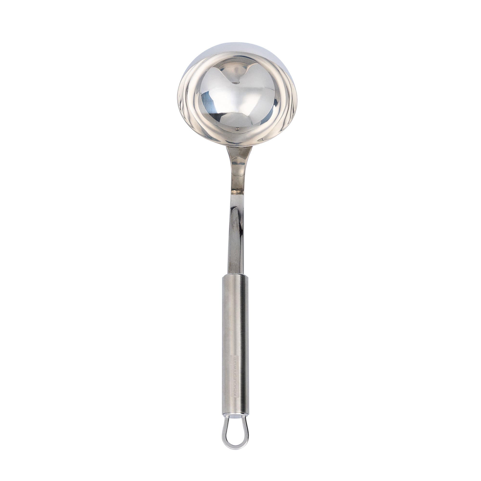 German Standard Stainless Steel Serving Ladle - One-Piece - 11 1/2'' - 1 count box