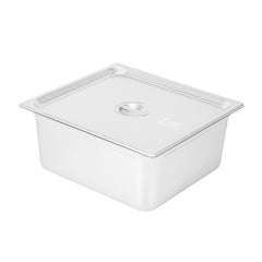 Kitchen Tek Stainless Steel Lid - Fits 2/3 Size Steam Table Pan - 1 count box