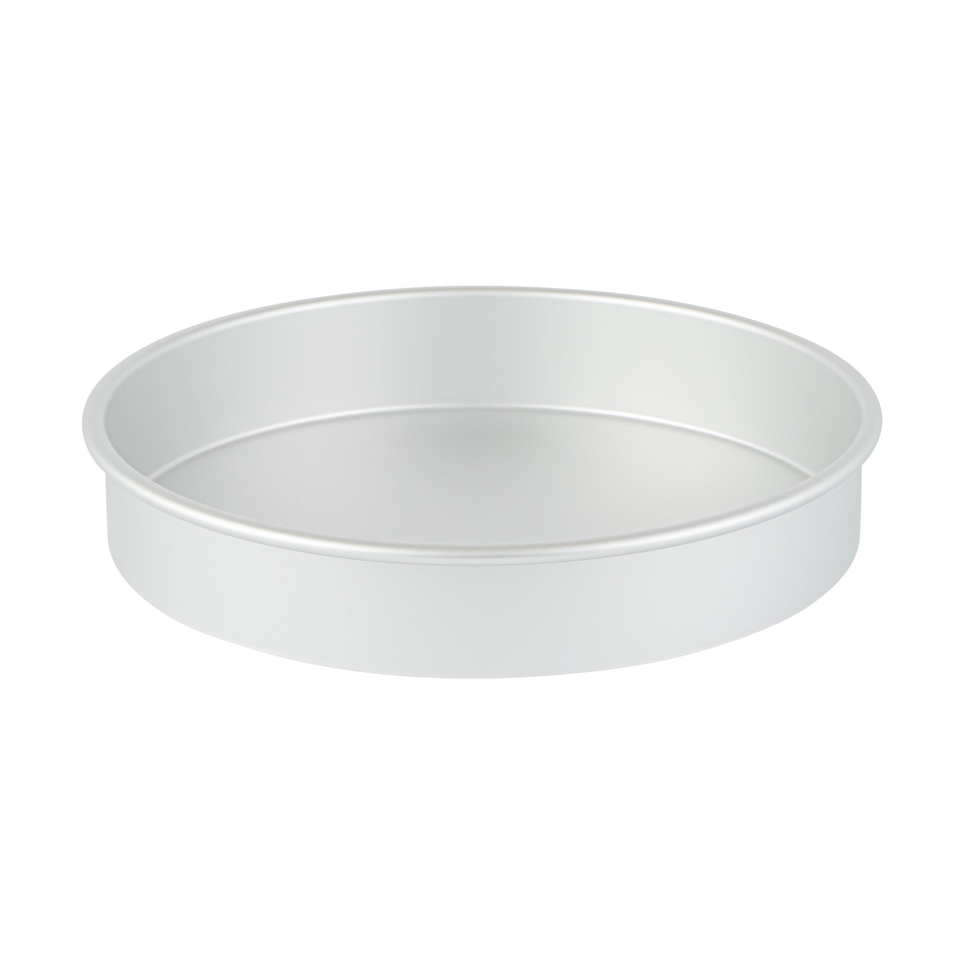 Met Lux Round Aluminum Straight-Sided Cake Pan - 11" x 11" x 2" - 12 count box