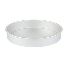 Met Lux Round Aluminum Straight-Sided Cake Pan - 12