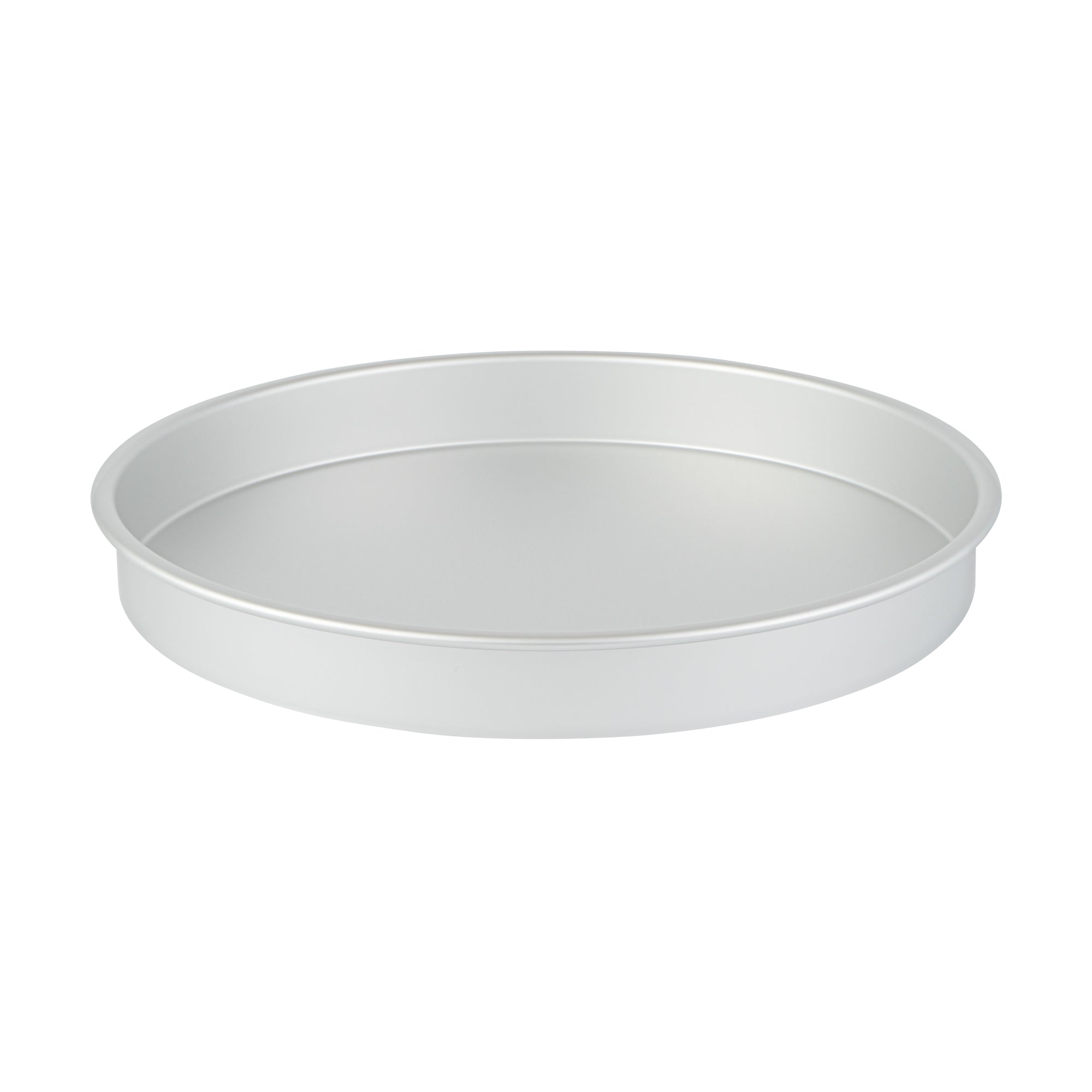 Met Lux Round Aluminum Straight-Sided Cake Pan - 16" x 16" x 2" - 12 count box