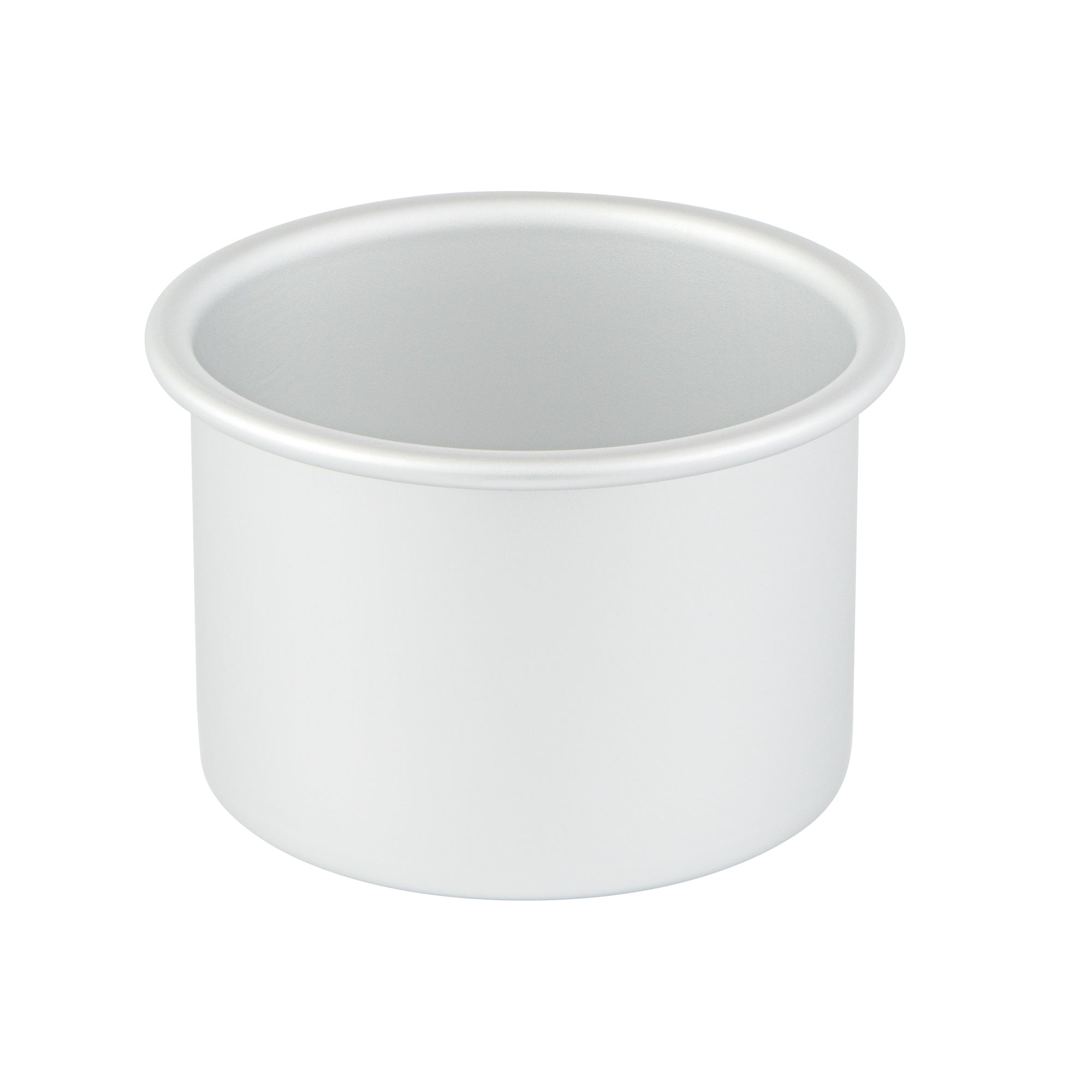 Met Lux Round Aluminum Straight-Sided Cake Pan - 4" x 4" x 3" - 12 count box