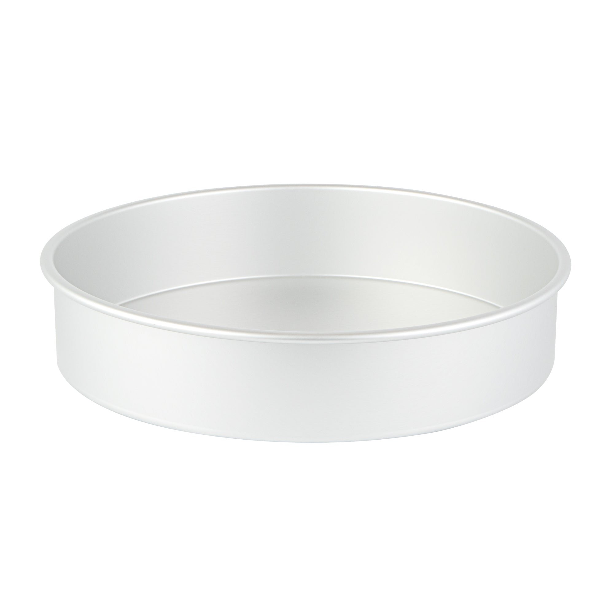 Met Lux Round Aluminum Straight-Sided Cake Pan - 14" x 14" x 3" - 12 count box