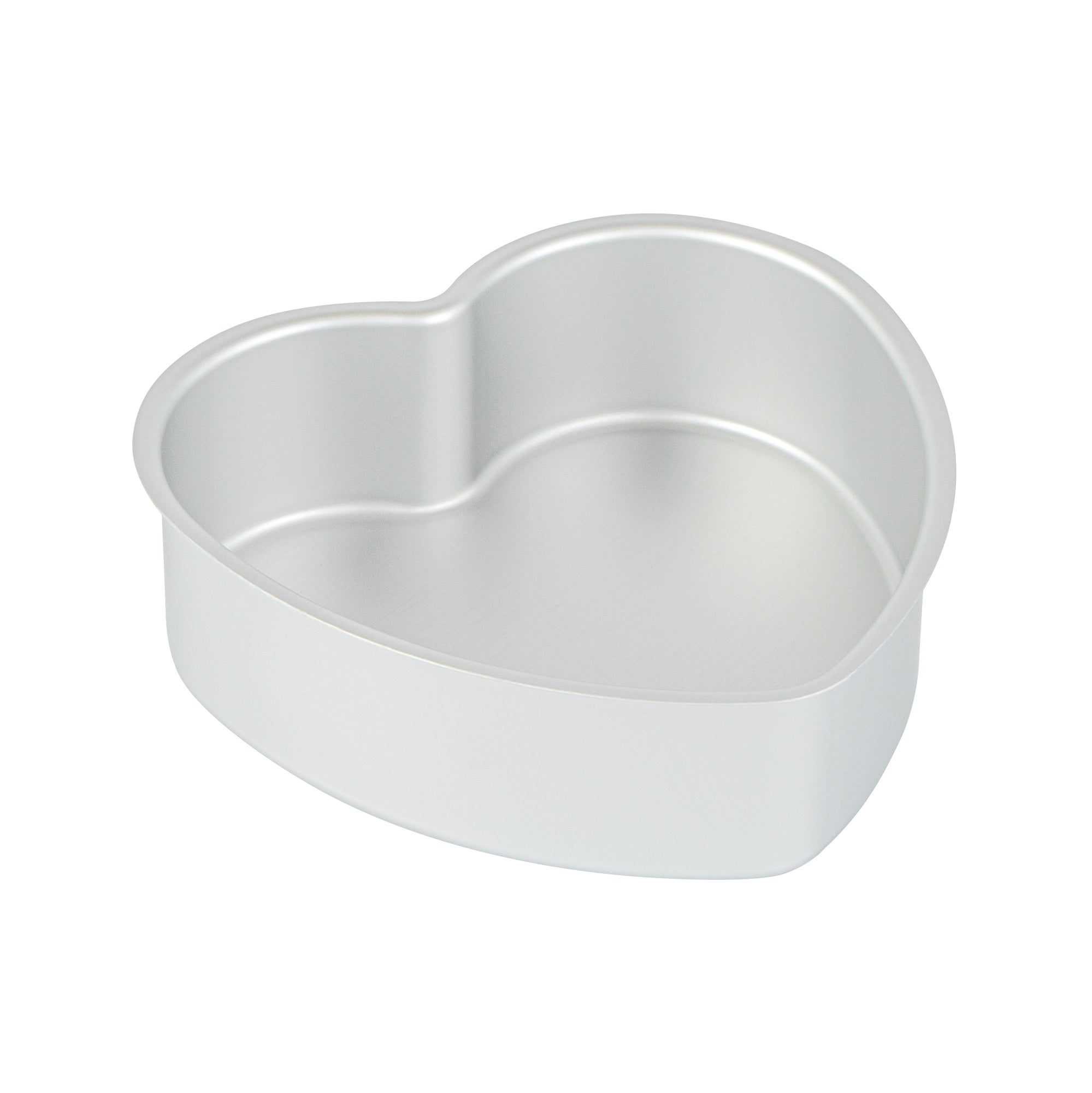 Met Lux Heart Aluminum Cake Pan - 6" x 6" x 2" - 12 count box