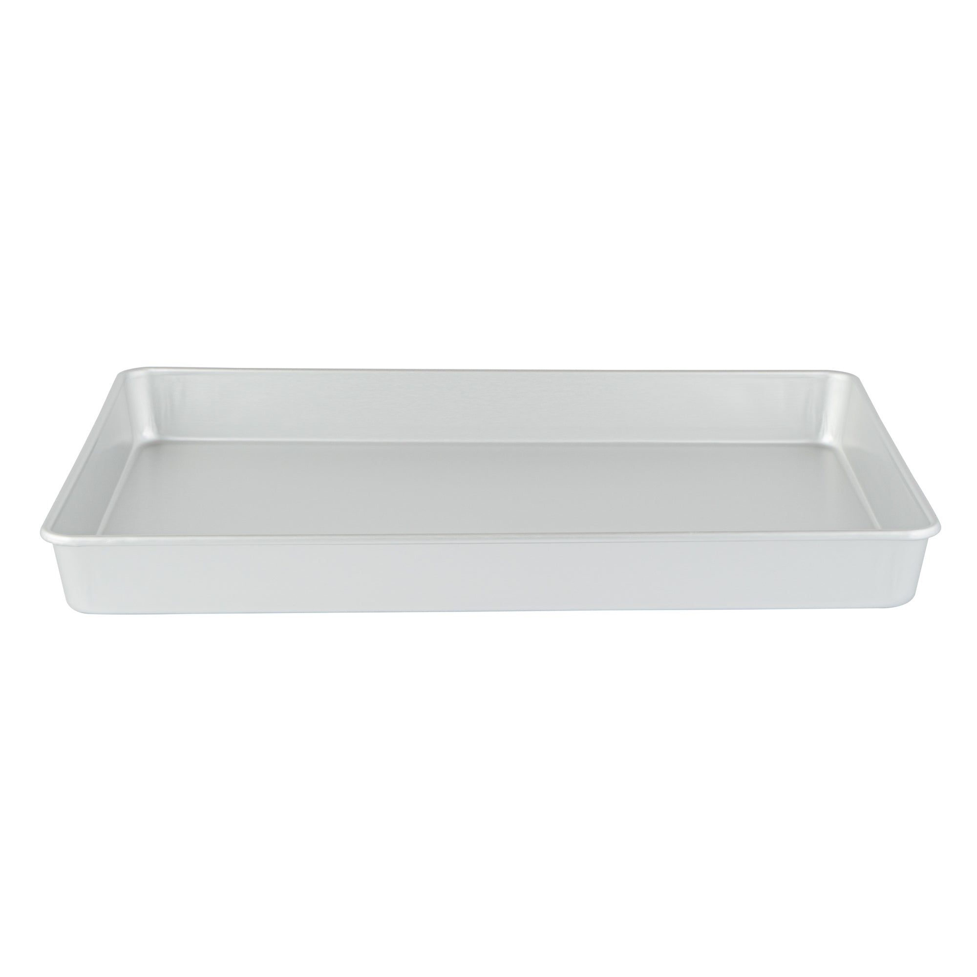 Met Lux Rectangle Aluminum Cake Pan - 18" x 12" x 2" - 12 count box