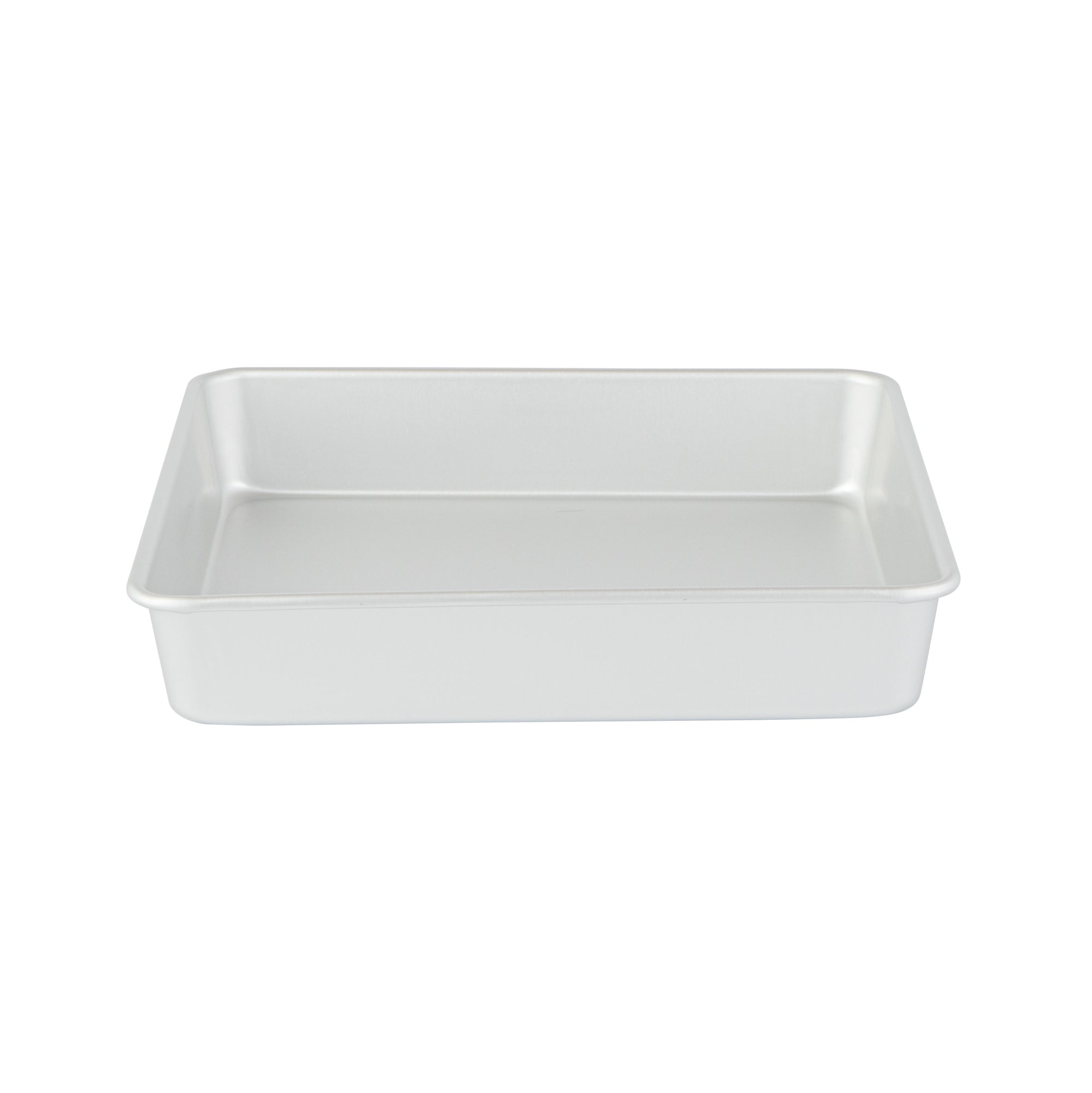 Met Lux Square Aluminum Cake Pan - 10" x 10" x 2" - 12 count box