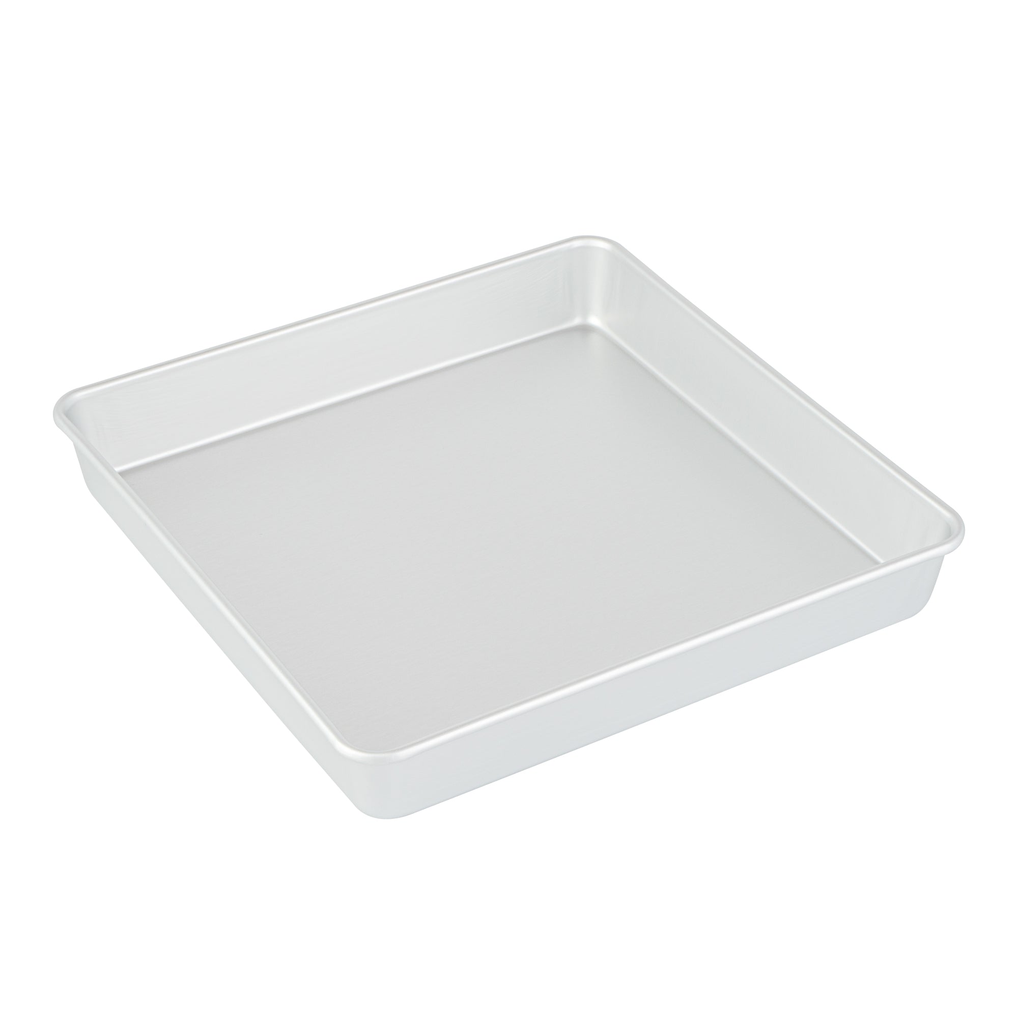 Met Lux Square Aluminum Cake Pan - 12" x 12" x 2" - 12 count box