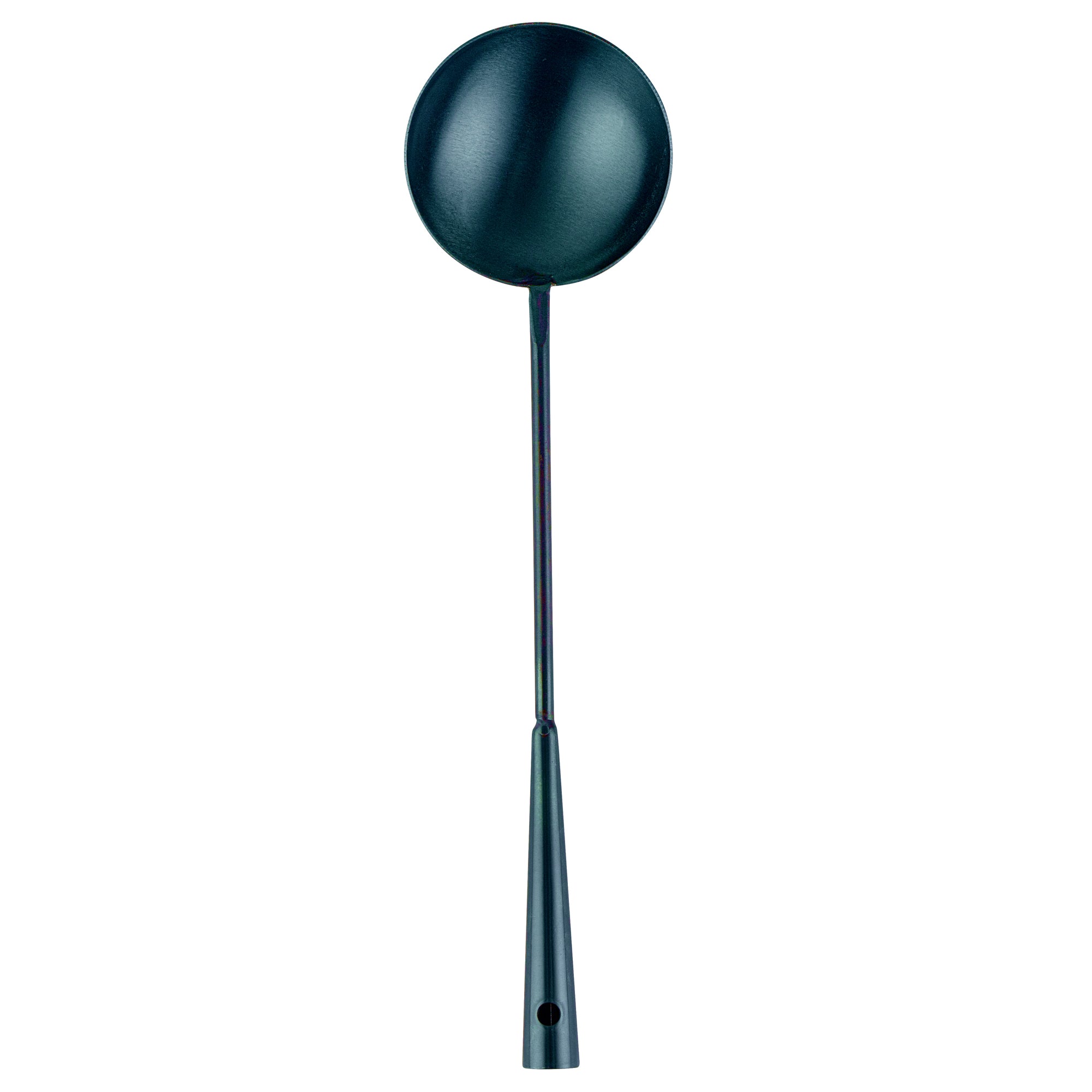 Motomori Blue Carbon Steel Wok Ladle - Pre-seasoned - 16" - 10 count box