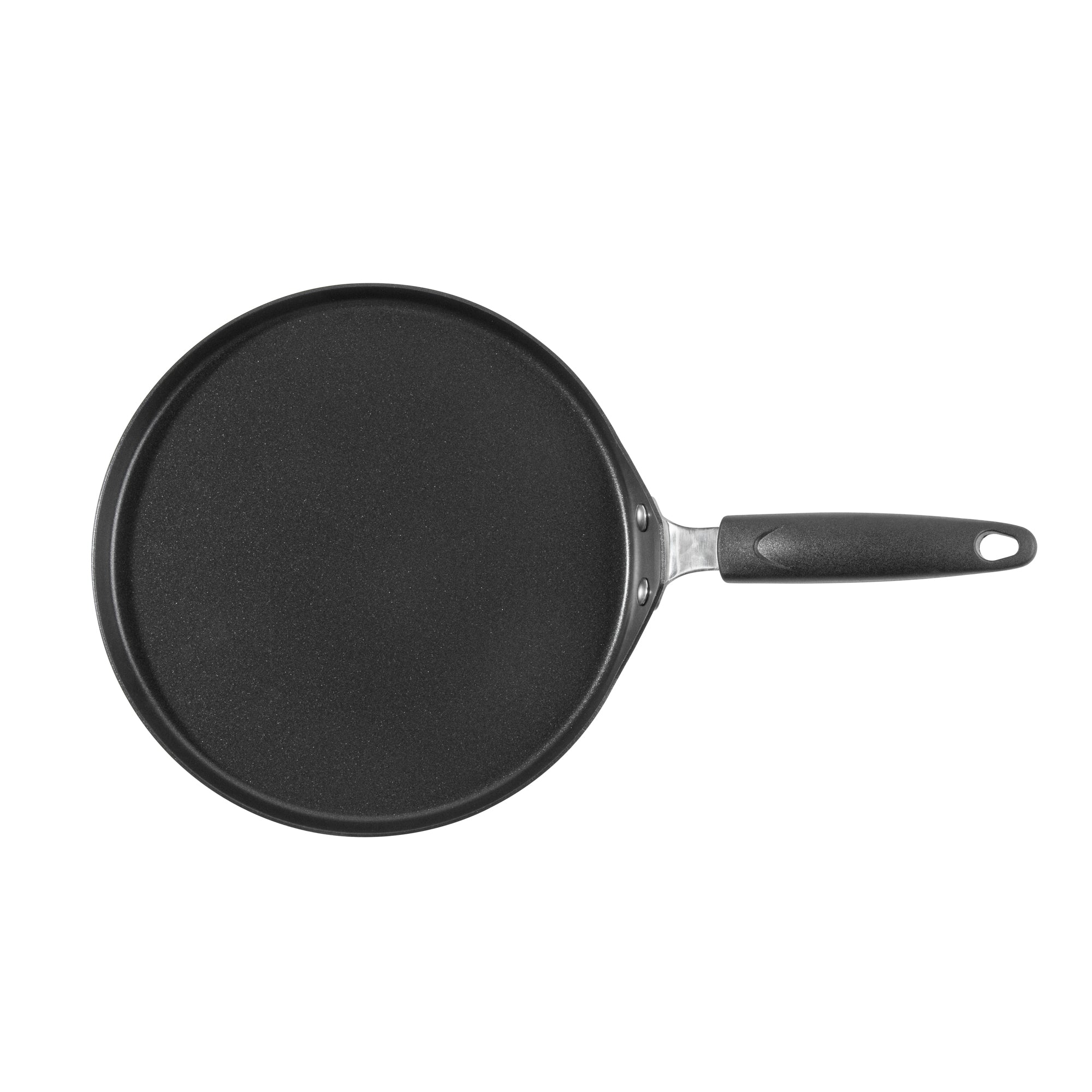 Met Lux Round Aluminum Griddle - Non-Stick, with Bakelite Handles - 10" - 10 count box