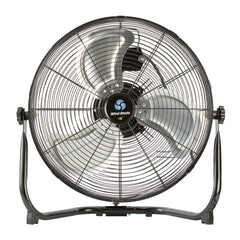 Wind Blade 3-Speed Industrial Floor Fan - Tilt Head, 1/7 HP, 4,080 CFM - 18