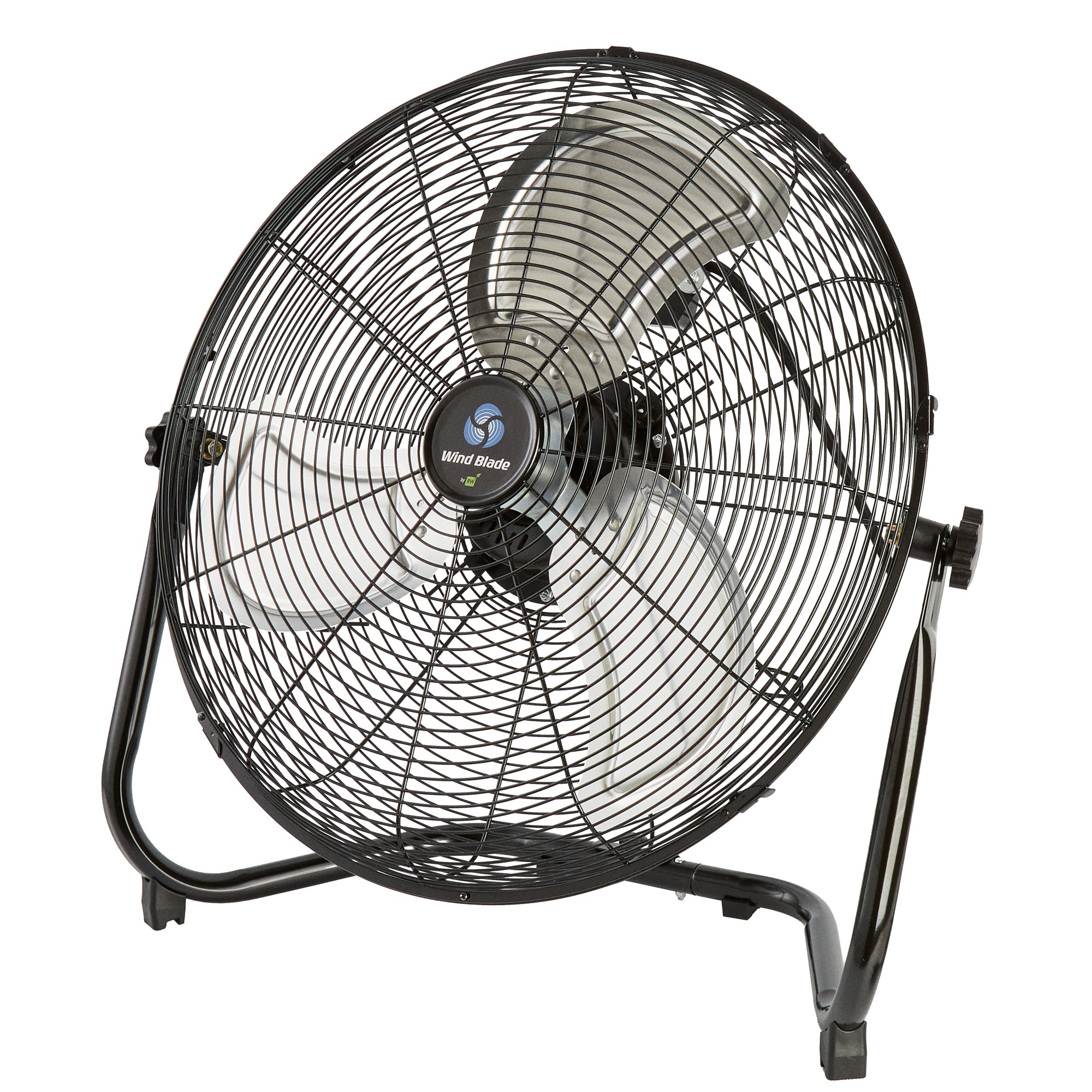 Wind Blade 3-Speed Industrial Floor Fan - Tilt Head, 1/6 HP, 4,750 CFM - 20" - 1 count box