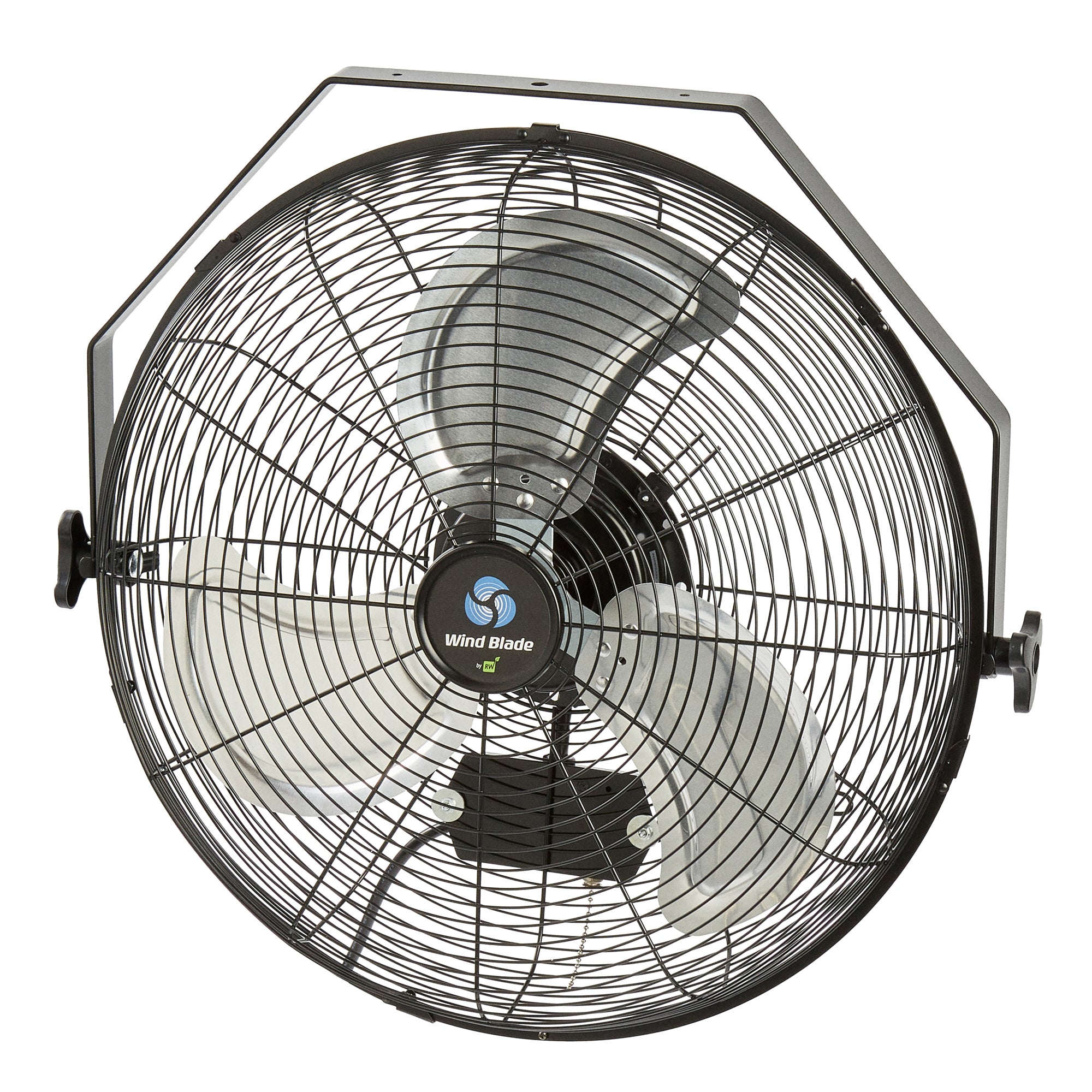 Wind Blade 3-Speed Industrial Wall-Mount Fan - Tilt Head, 1/7 HP, 4,020 CFM - 18" - 1 count box