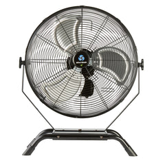 Wind Blade 3-Speed Industrial Floor / Wall-Mount Fan - Tilt Head, 1/6 HP, 4,650 CFM - 20