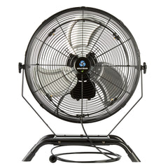 Wind Blade 3-Speed Industrial Floor / Wall-Mount Fan - with Misting Kit, 1/6 HP, 4,650 CFM - 20