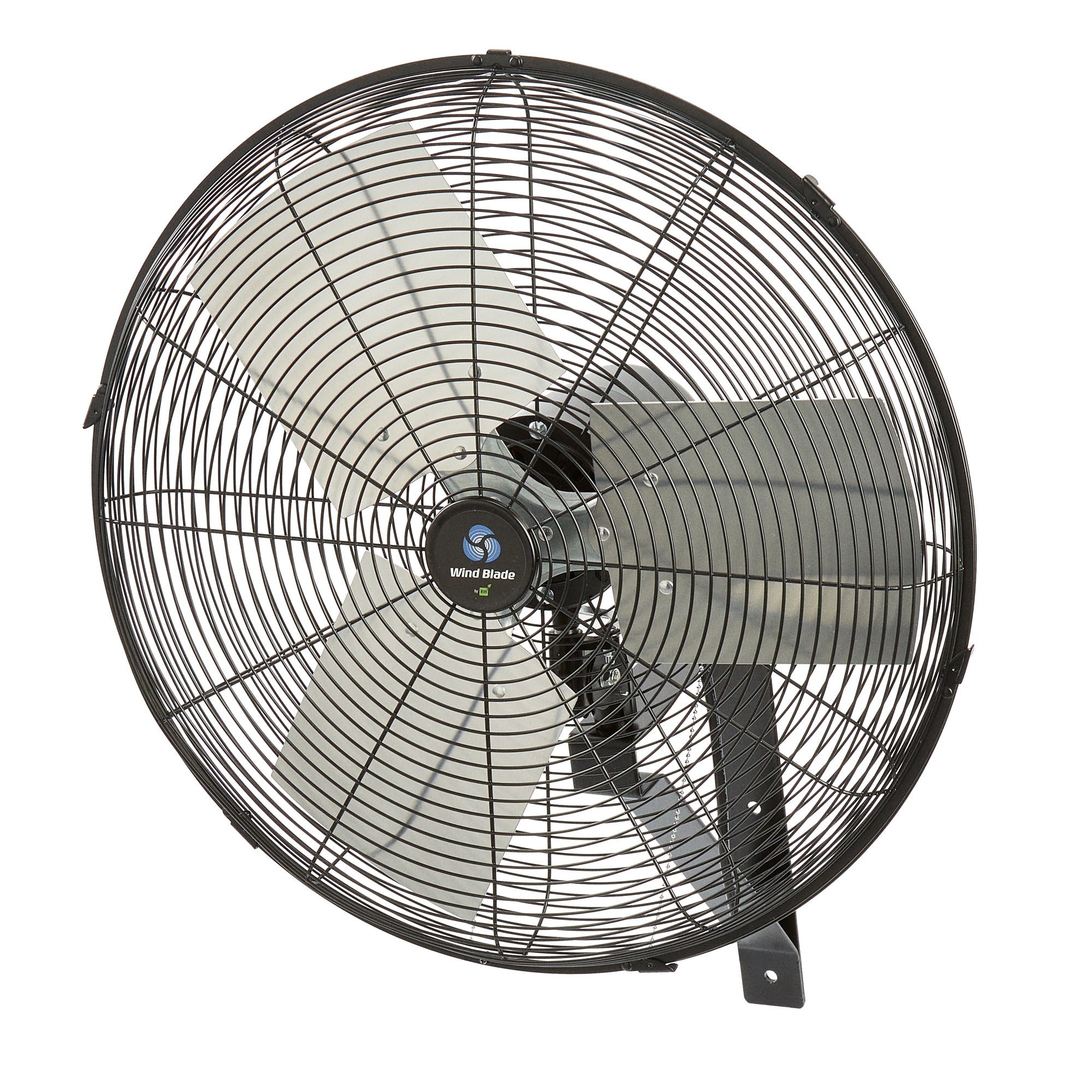 Wind Blade 3-Speed Oscillating Industrial Wall-Mount Fan - Tilt Head, 1/6 HP, 5,250 CFM - 20" - 1 count box