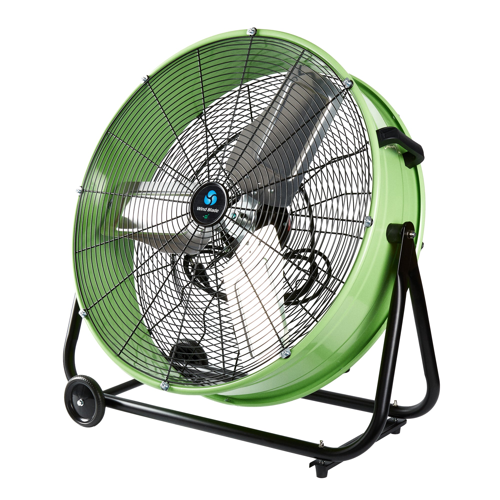 Wind Blade 2-Speed Portable Direct Drive Industrial Drum Fan - Tilt Head, 1/3 HP, 7,700 CFM - 24" - 1 count box