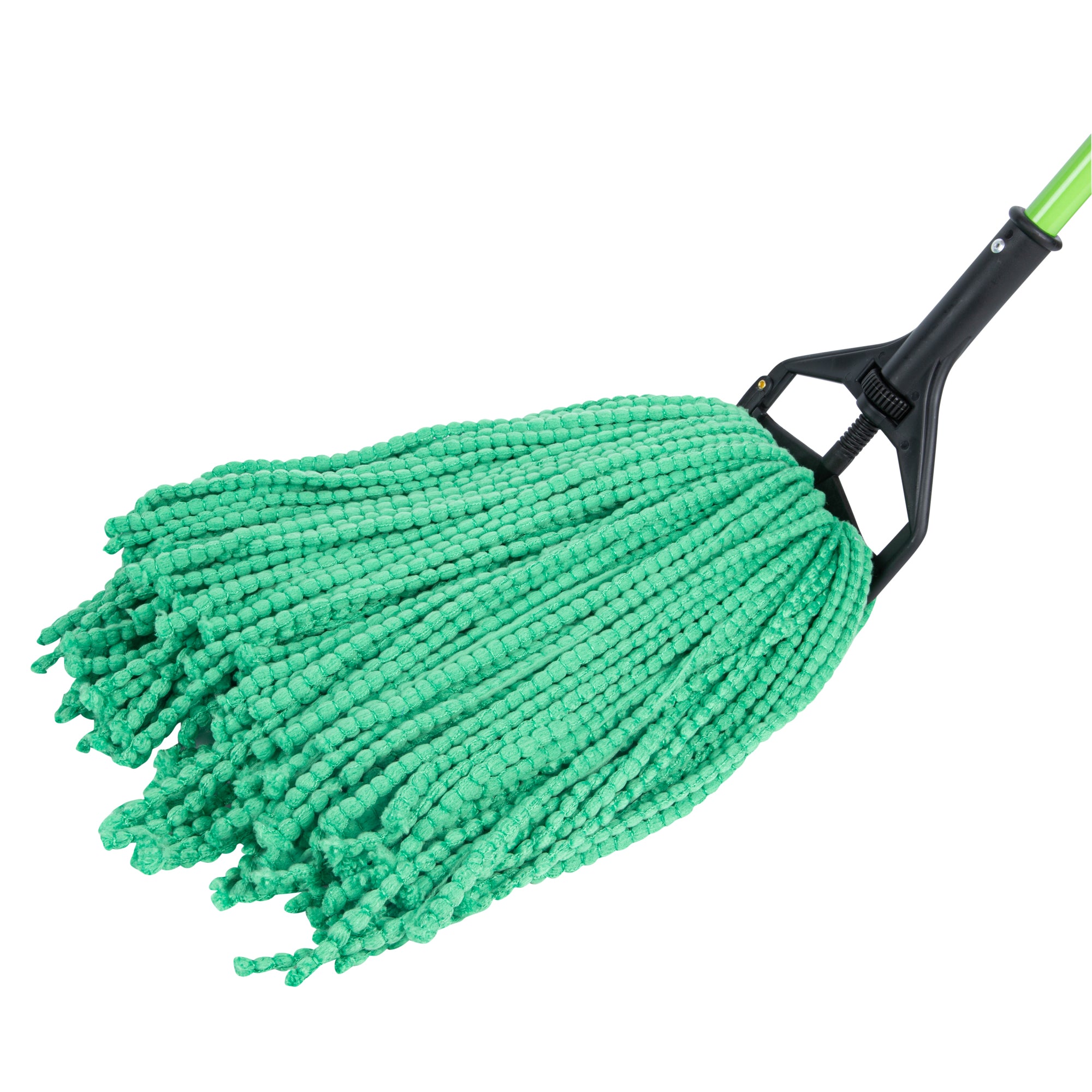 Clean Tek Professional 24 oz Green Microfiber Wet Mop Head - with 1 1/4" Headband - 1 count box