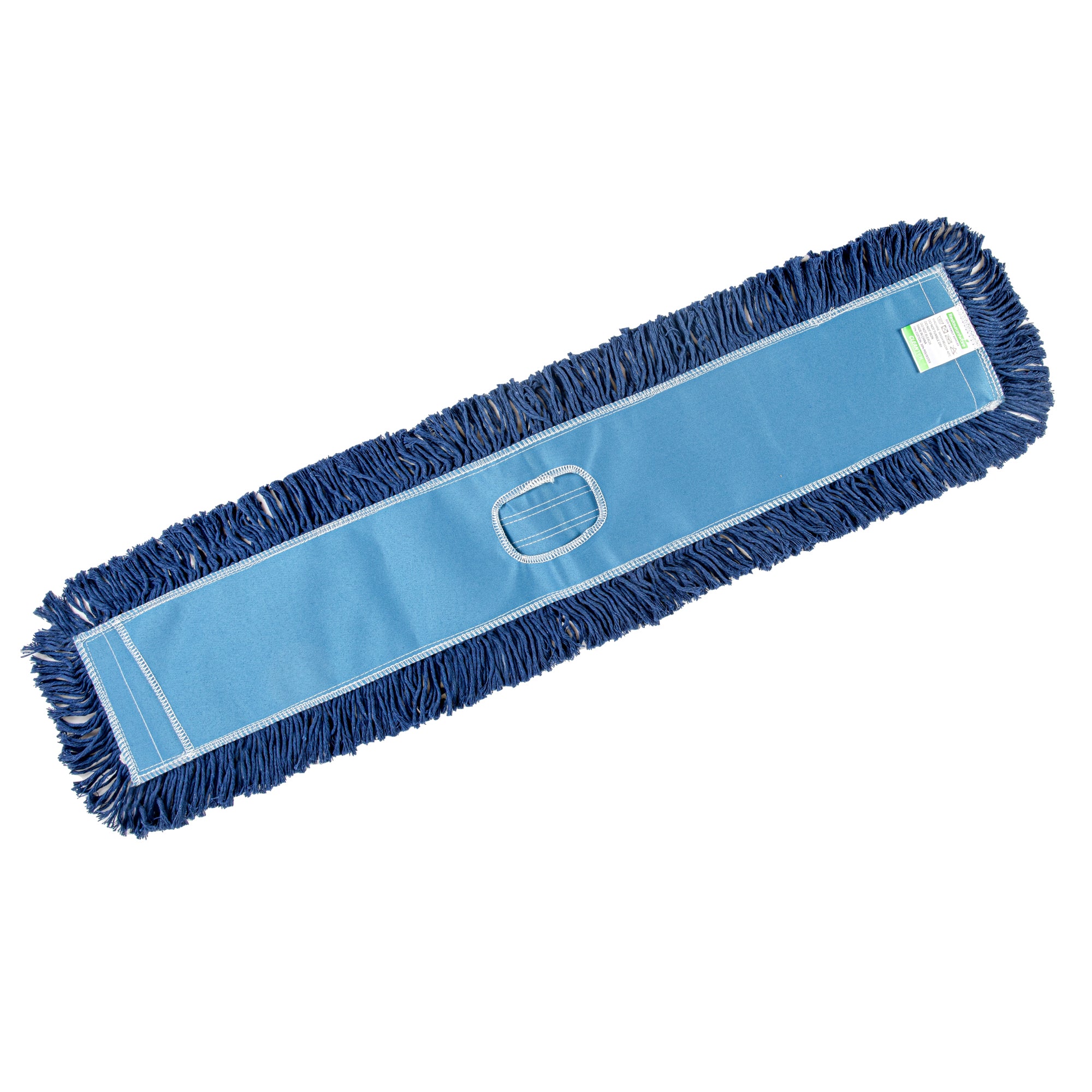 Clean Tek Professional Blue Cotton-Poly Dust Mop Head - 35 3/4" x 5" - 1 count box