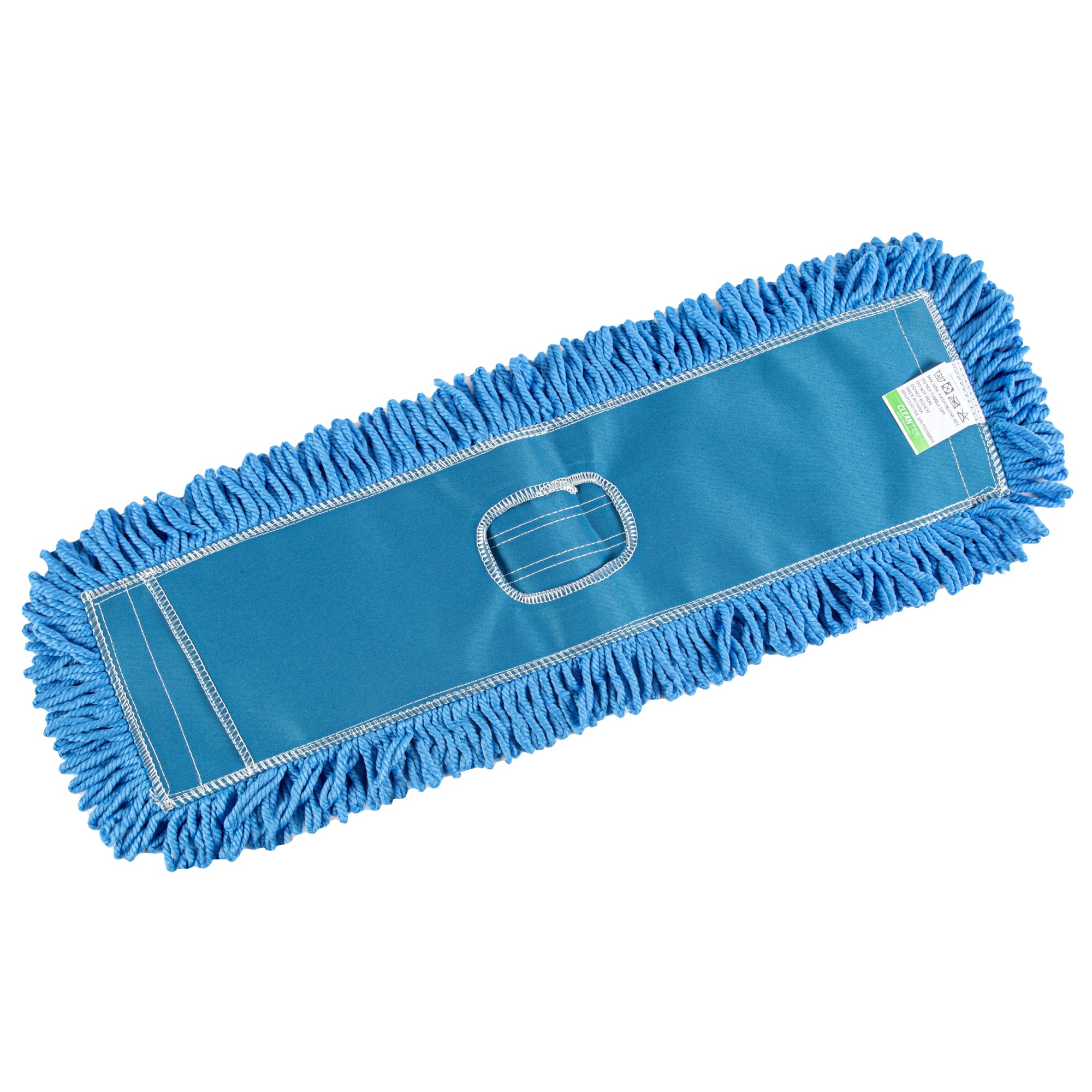 Clean Tek Professional Blue Microfiber Dust / Dry Mop Head - Looped - 24" - 1 count box