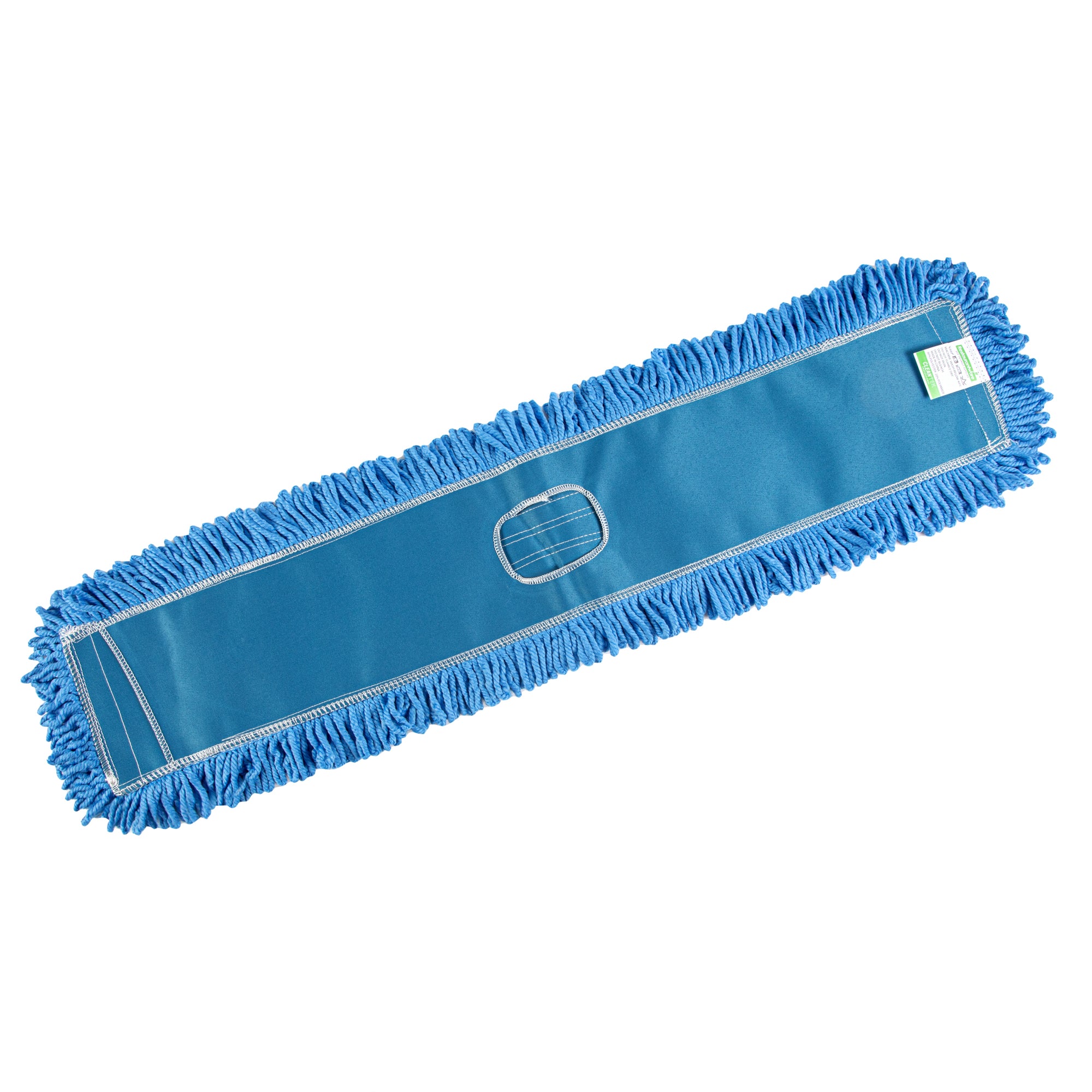 Clean Tek Professional Blue Microfiber Dust / Dry Mop Head - Looped - 36" - 1 count box