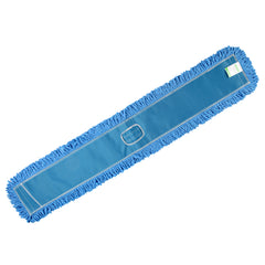 Clean Tek Professional Blue Microfiber Dust / Dry Mop Head - Looped - 48