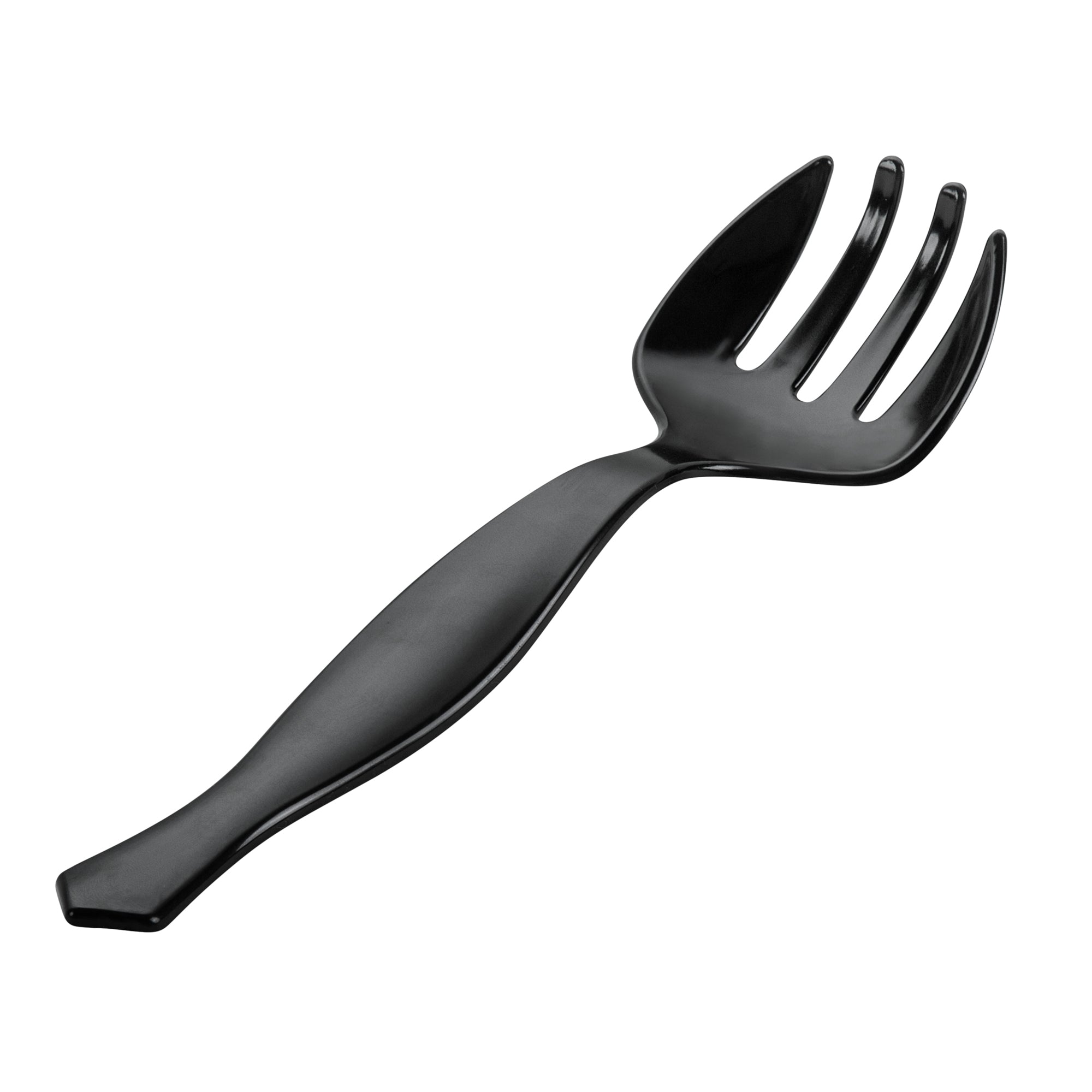 Cater Tek Black Plastic Serving Fork - 8 1/2" - 100 count box