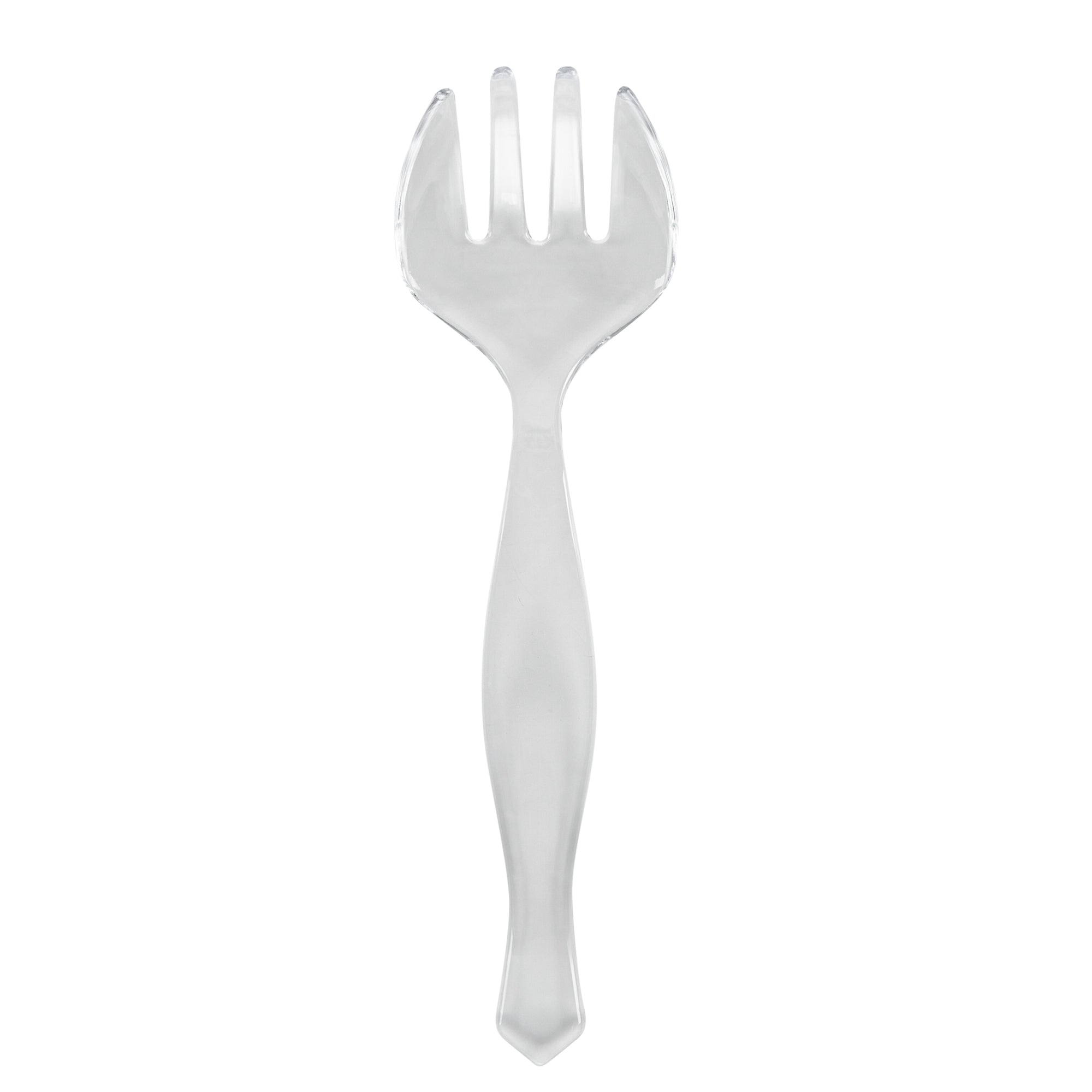 Cater Tek Clear Plastic Serving Fork - 8 1/2" - 100 count box