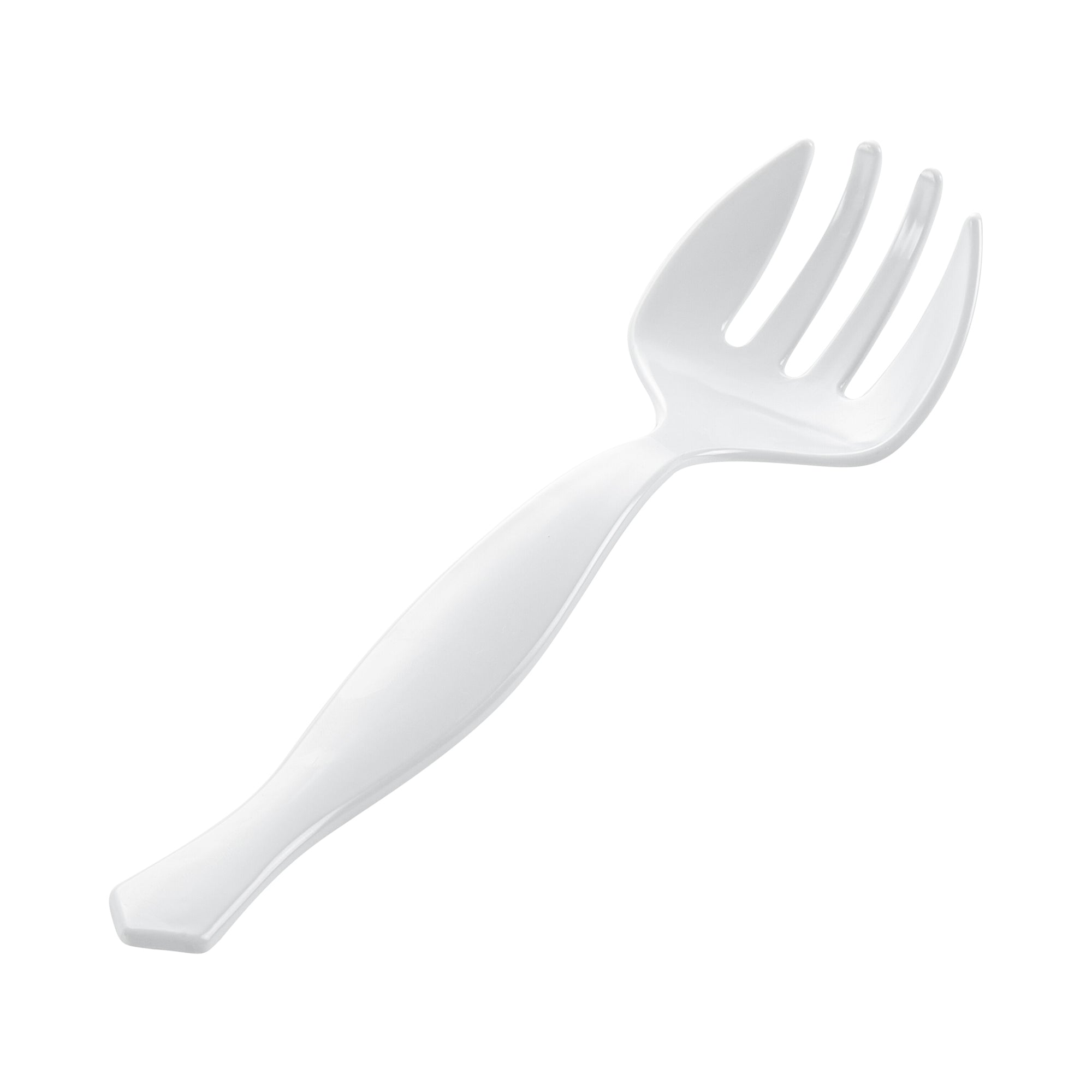 Cater Tek White Plastic Serving Fork - 8 1/2" - 100 count box